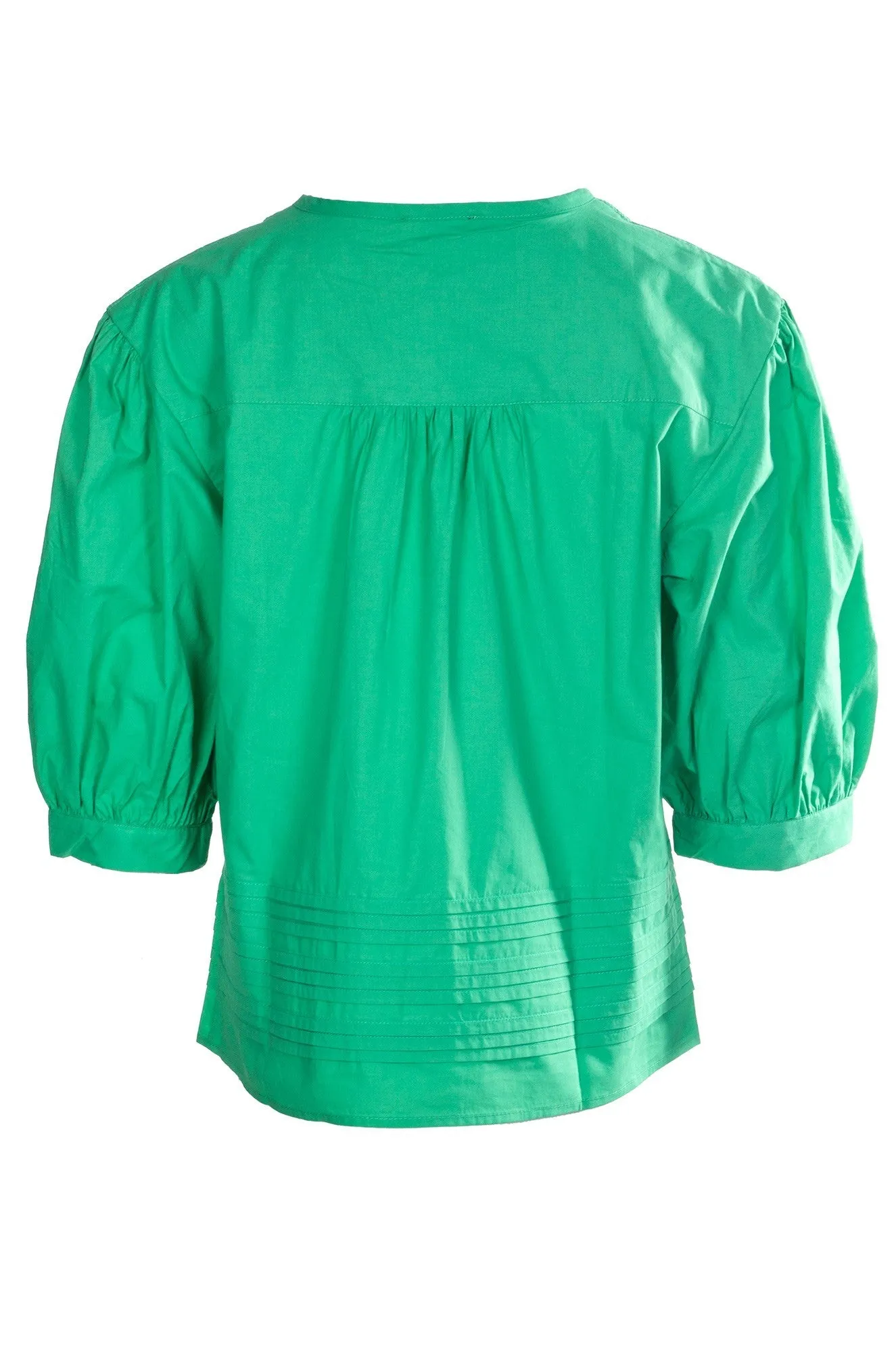 Move Fast CompactWeave 100% Cotton Voile Top | GREEN JADE | 6422A1