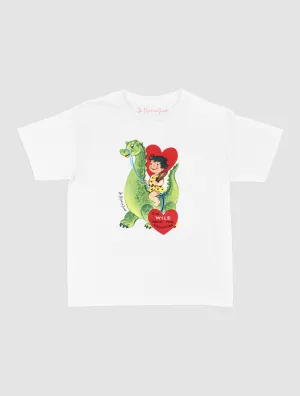 wild about you baby tee loose fitting