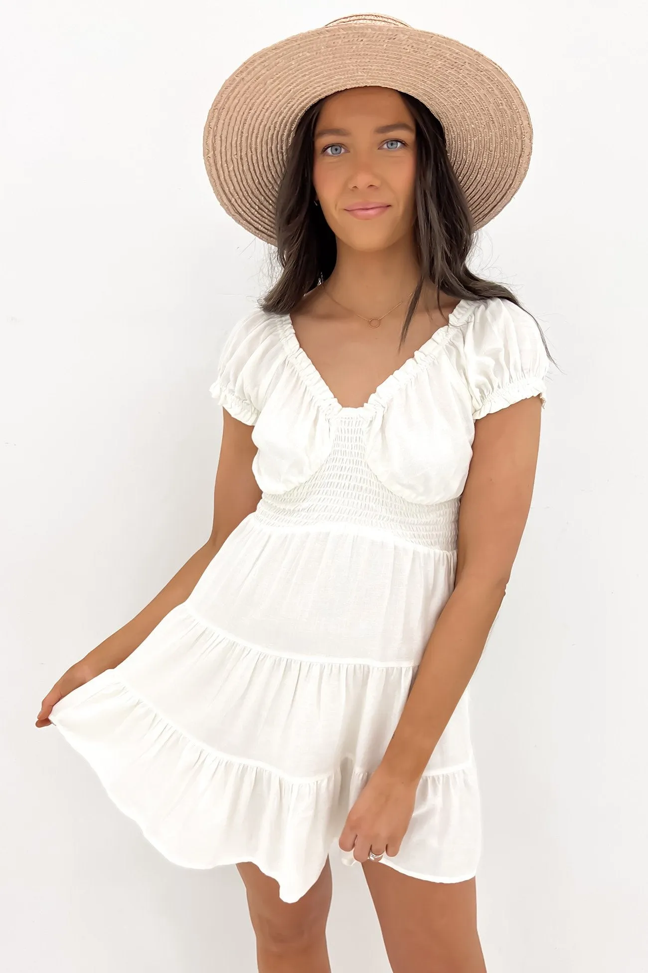 Smart Piece Natalia Mini Dress White