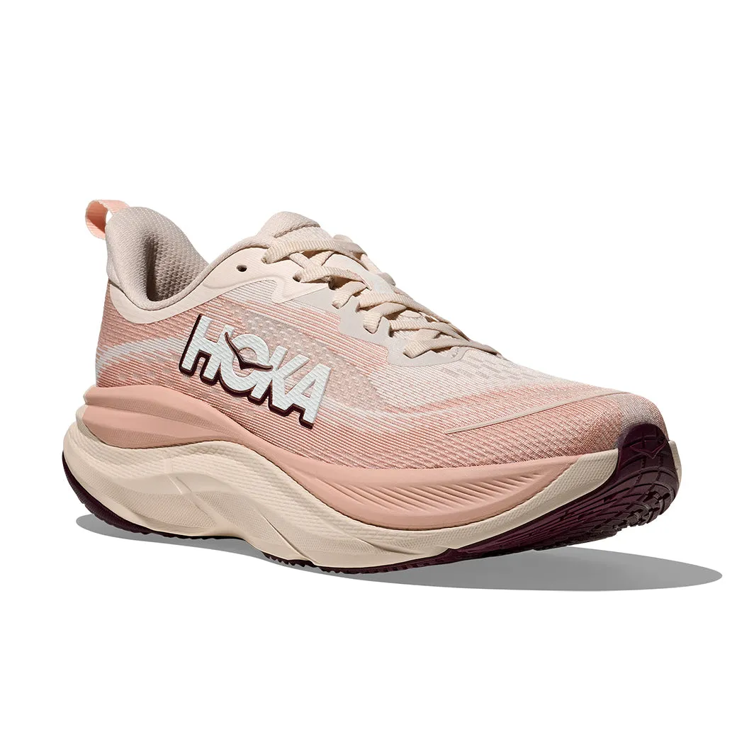 mid - top shoes Womens Hoka Skyflow in Rose Cream/ Rose Latte
