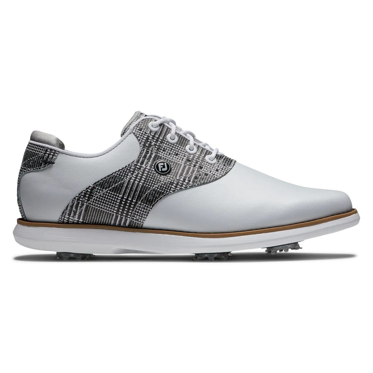 Pro Footwear Fast Response FootJoy Women's Traditions- White/Grey Golf Shoes