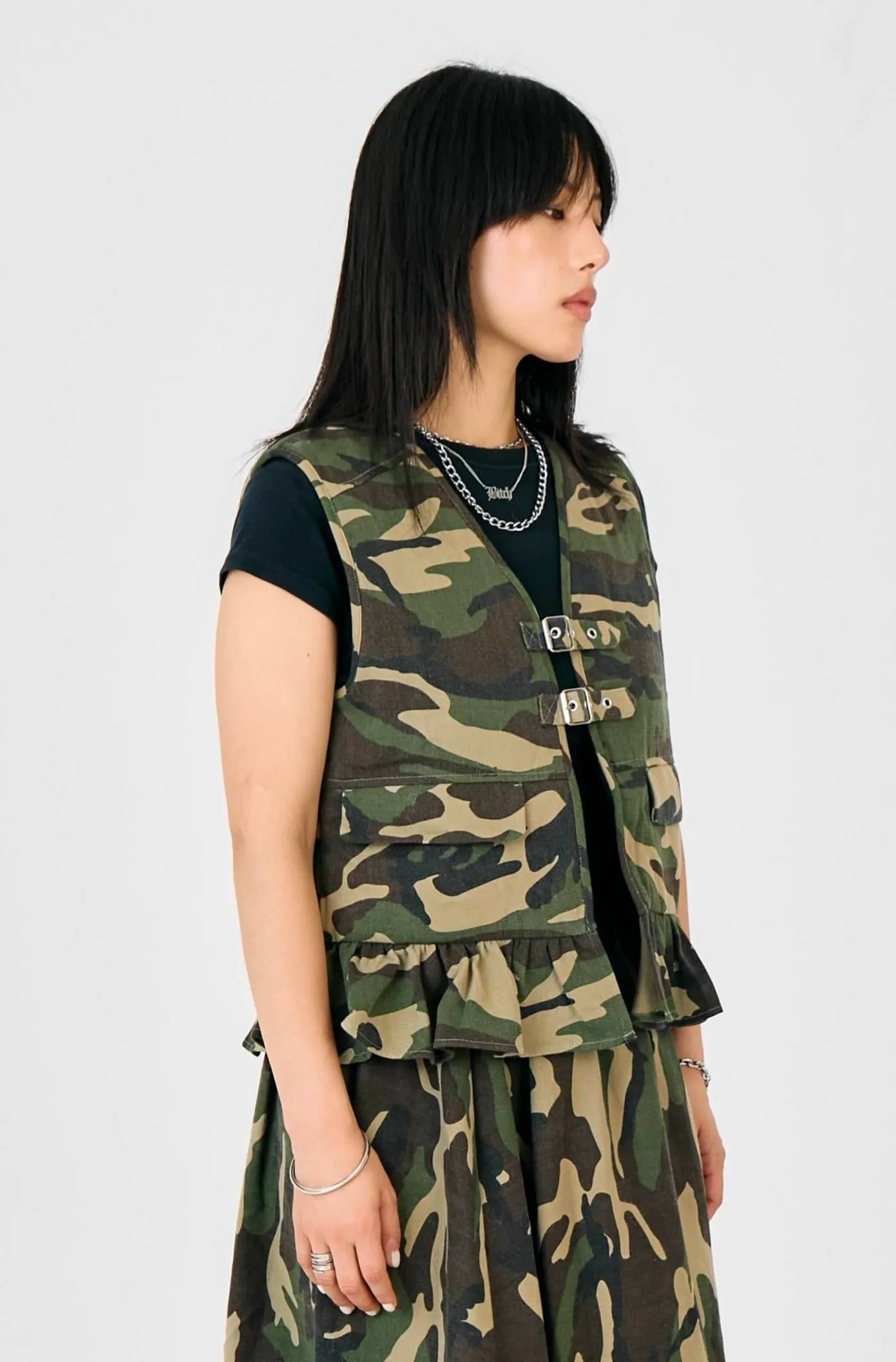 Force Camo Hardware Vest Breathable City Style