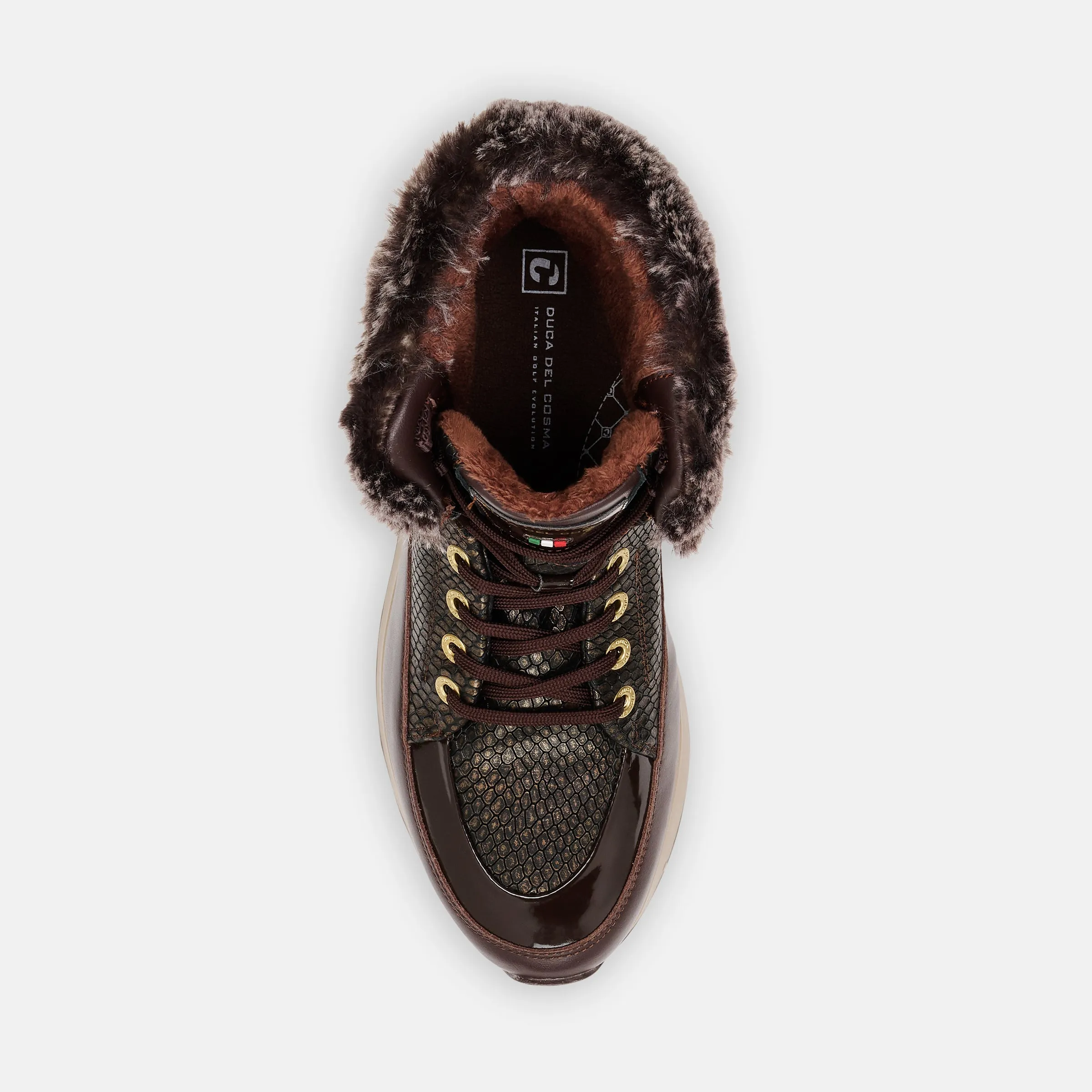 Francesca - Dark Brown Elastic Band Travel Friendly