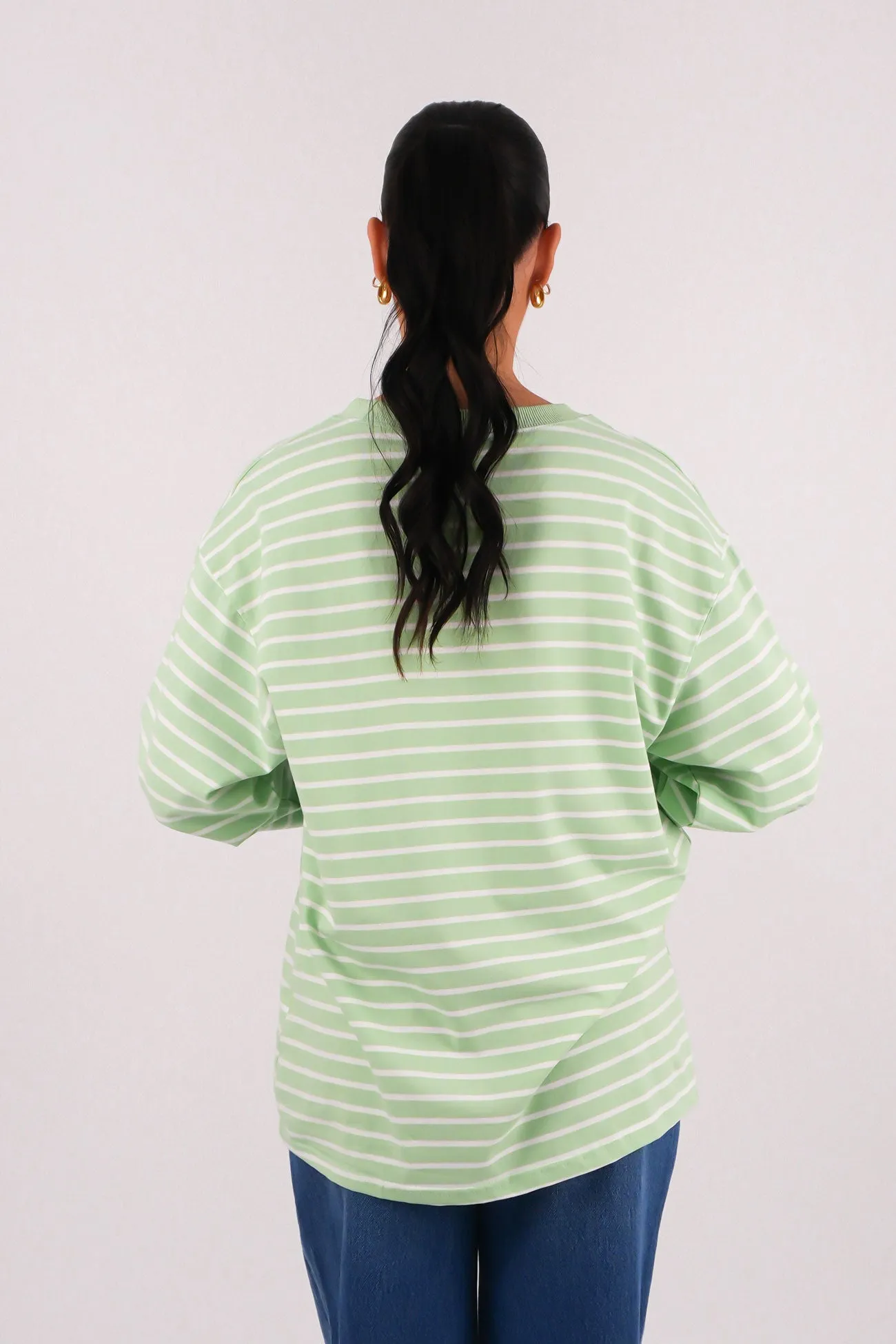 Maddie Long Sleeve Tee Mint CompactPackaging NonIrritating Seams