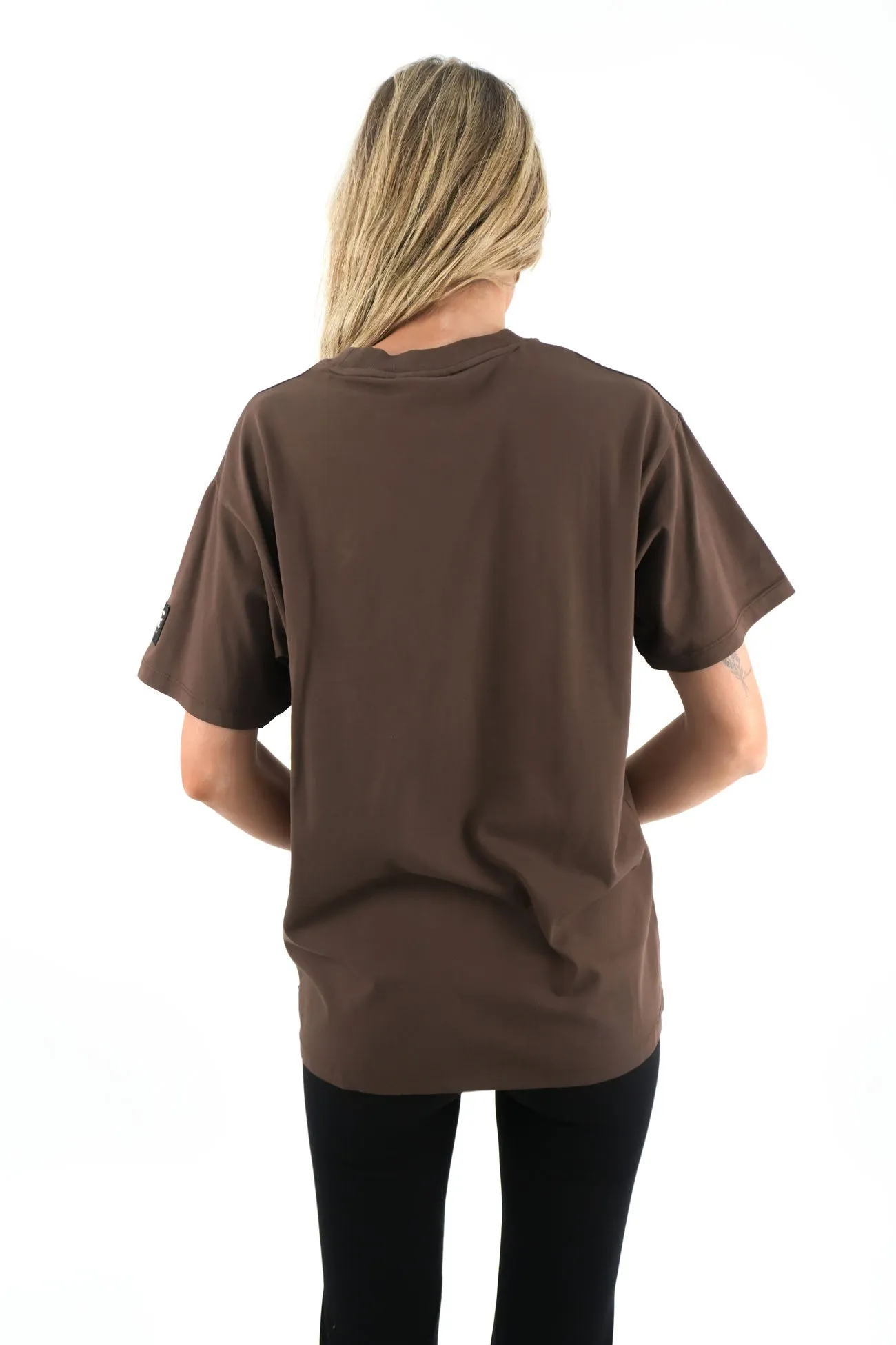 Pilling Resistant Finish Monogram Relaxed Tee Brown