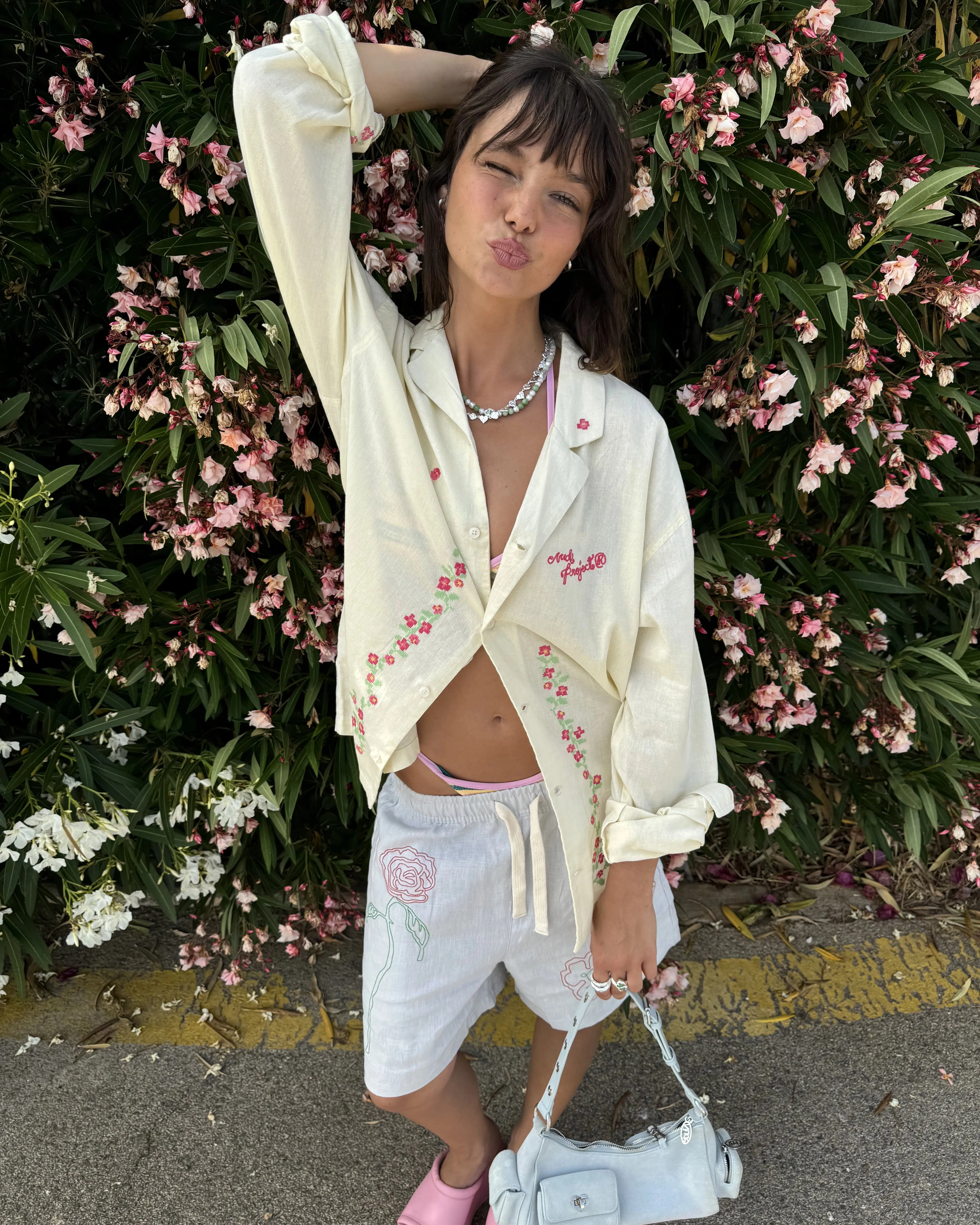 Sporty Look Cloud Shirt Ivory