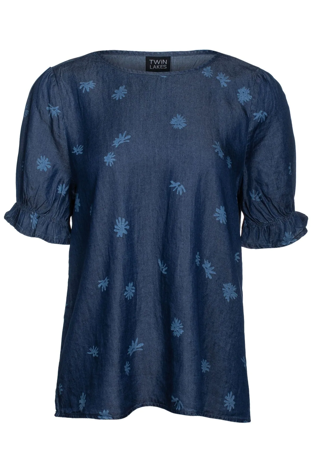 Top | Chalk Daisy | 6642C1 Durable Reinforced Edges Placket Closure