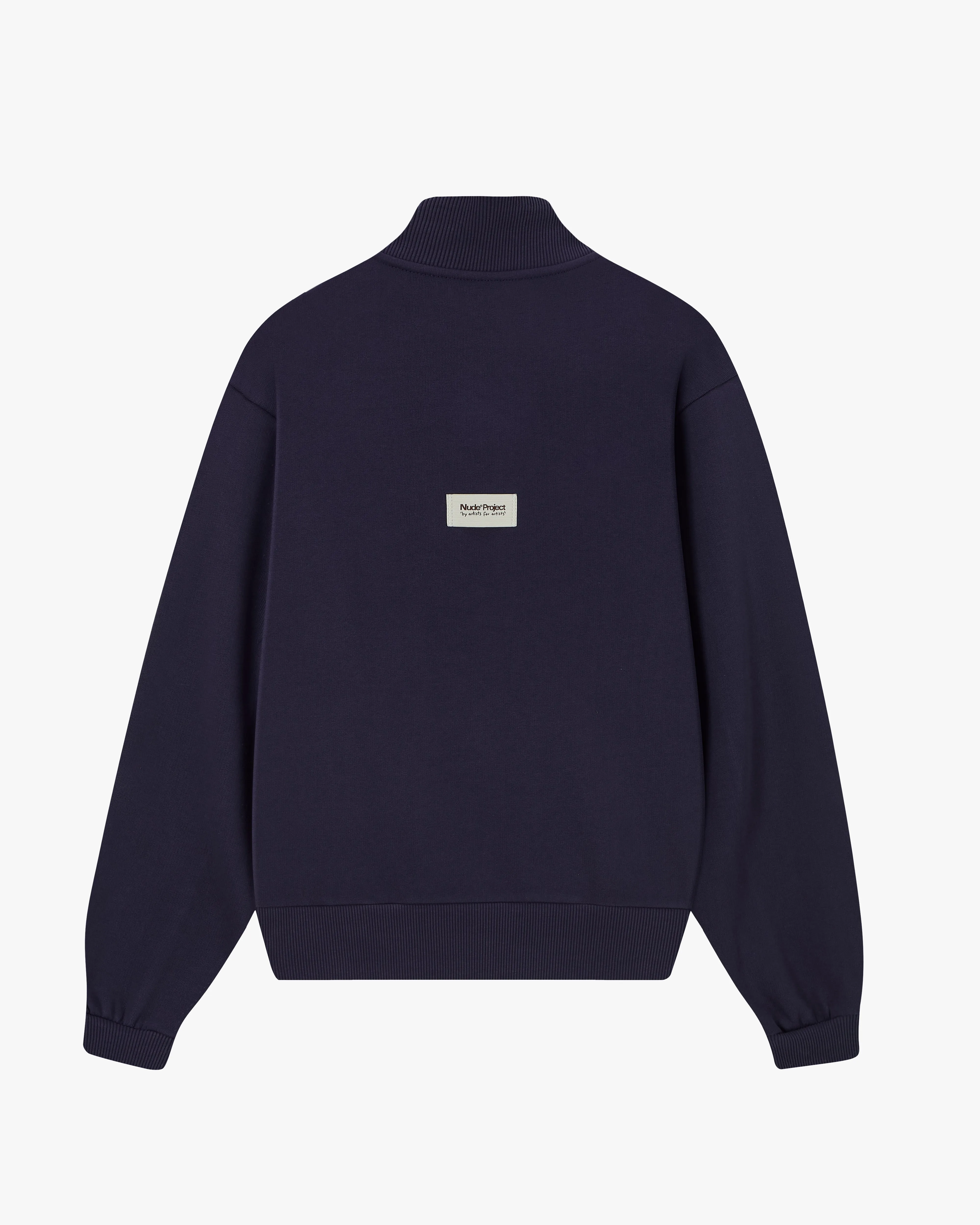 Origins Quarter-Zip Navy Casual Layers Core Chic