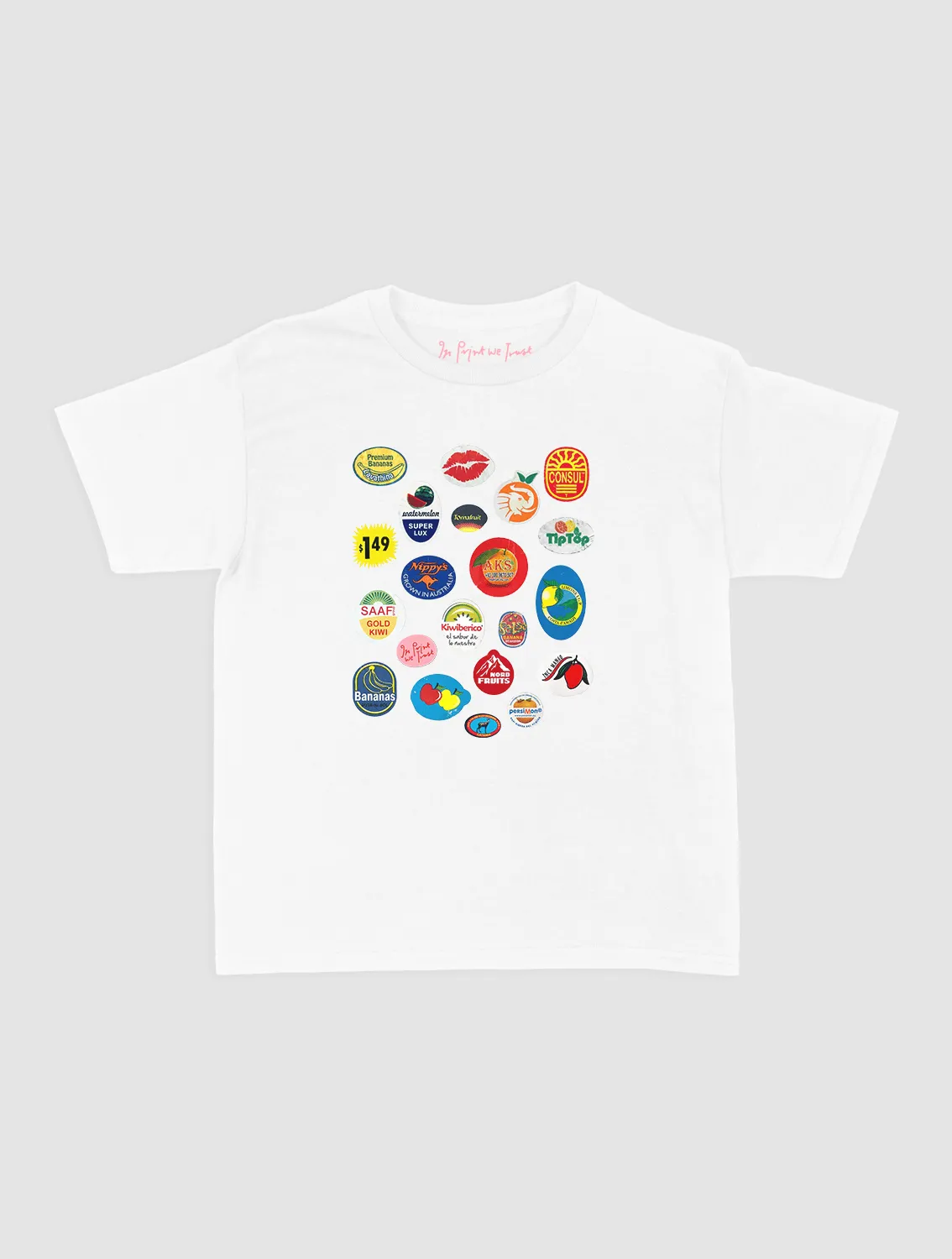 All-Weather Wear Quick Dry Wear fruit stickers baby tee