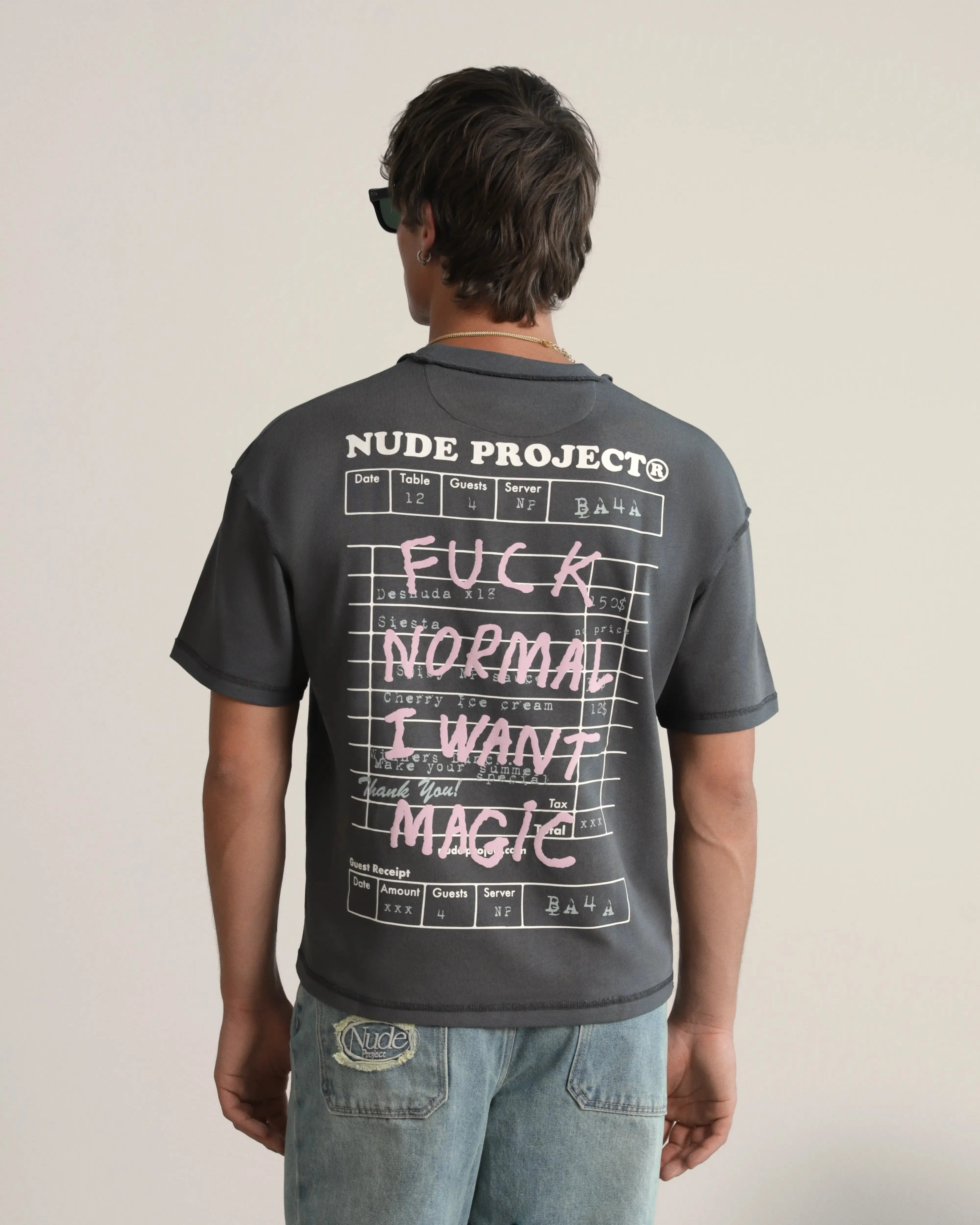 Fuck Normal Tee Ash Frost Glow