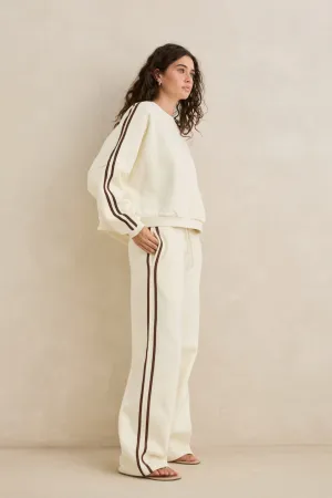 Contrast Trackpant Cream Functional Fit