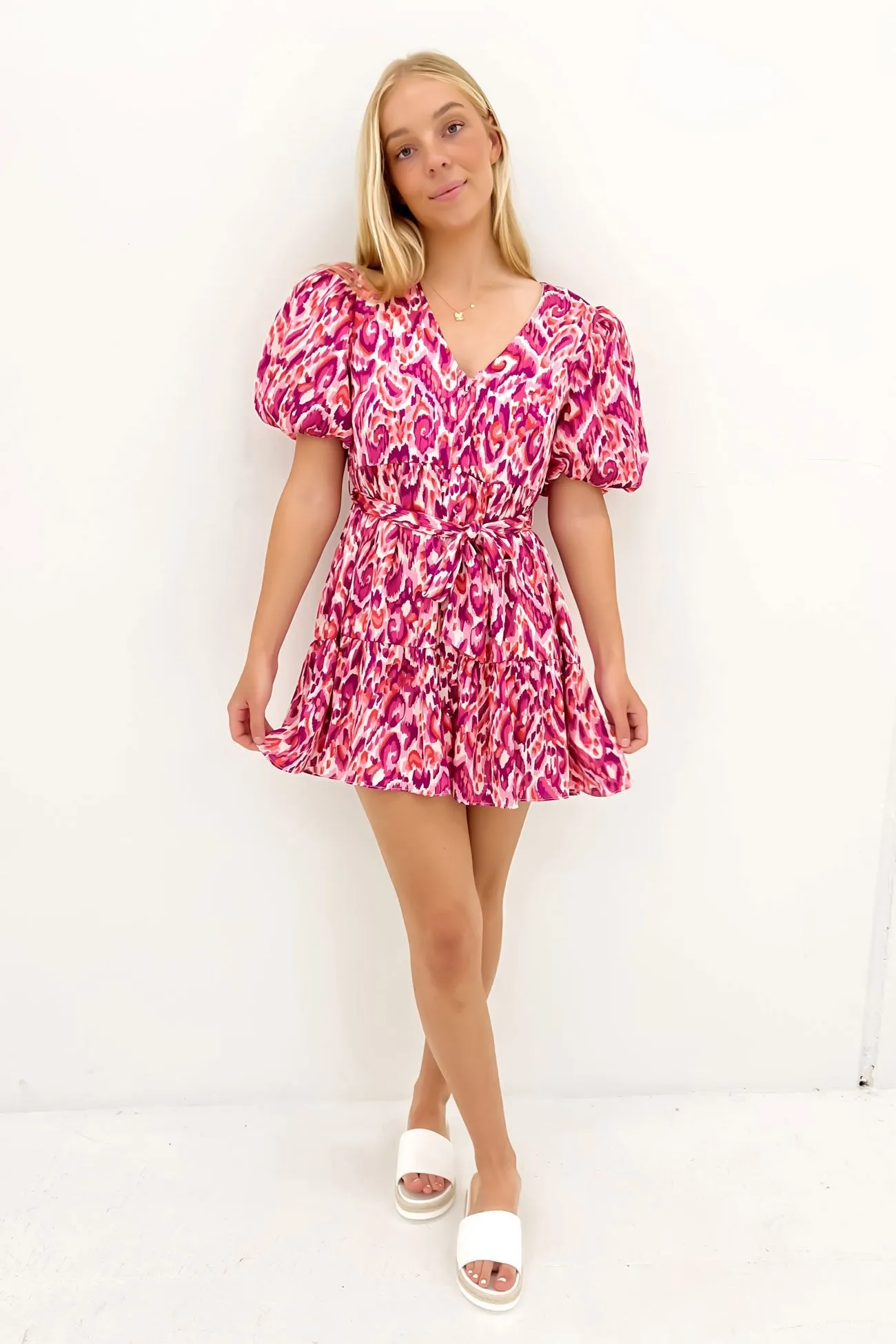 Chic and Cozy Heartfelt Dress Pink