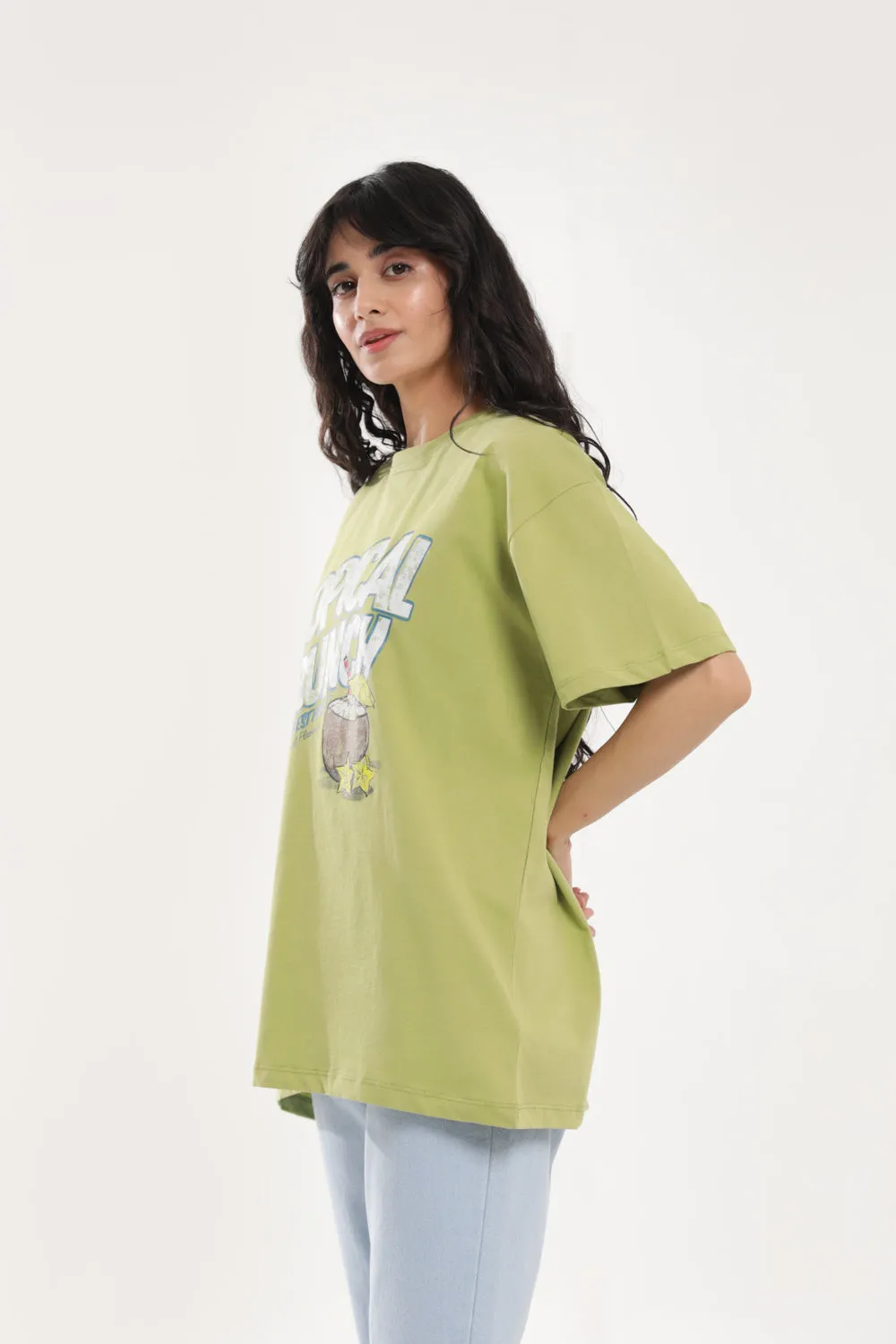 OVERSIZED GRAPHIC TEE Sports Apparel