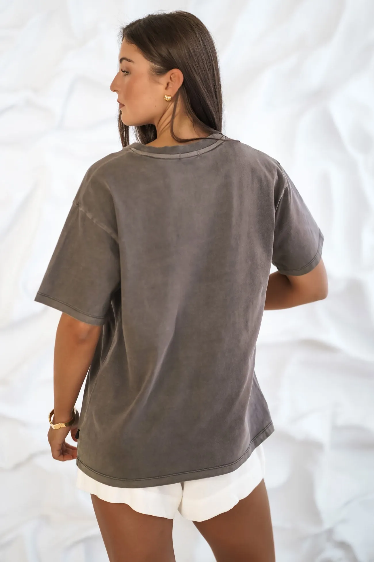 Eco Friendly Material Le Soleil Tee Charcoal