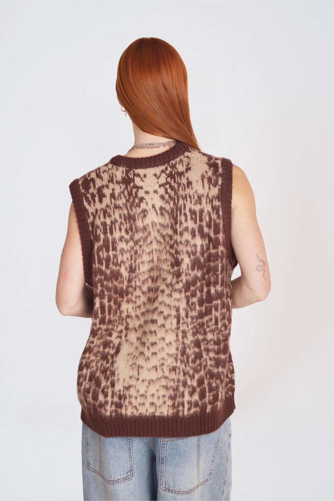 Gator Croc Knit Vest Indoor Layer