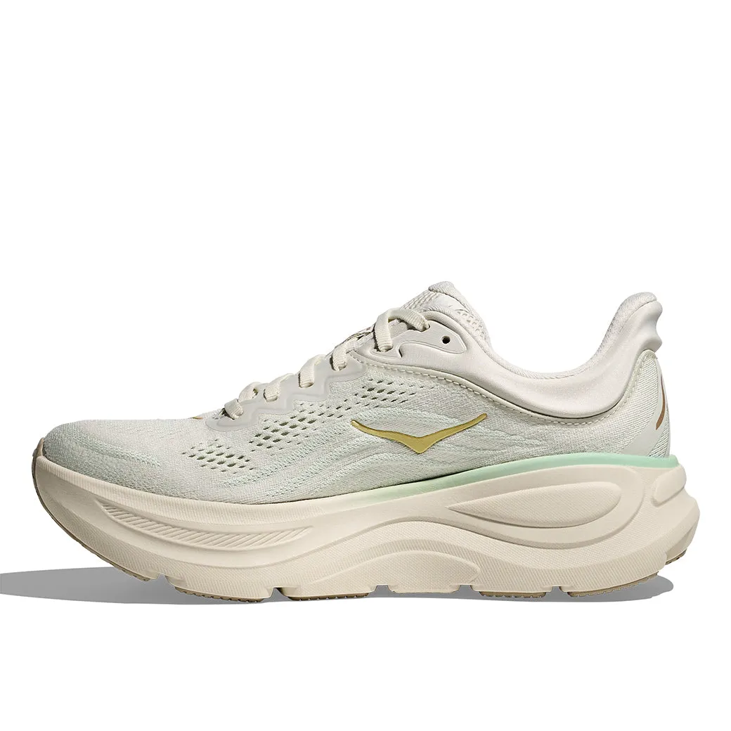 aerodynamic shoes Minimalist Style Womens Hoka Bondi 9 in Truffle Salt/Sea Glass