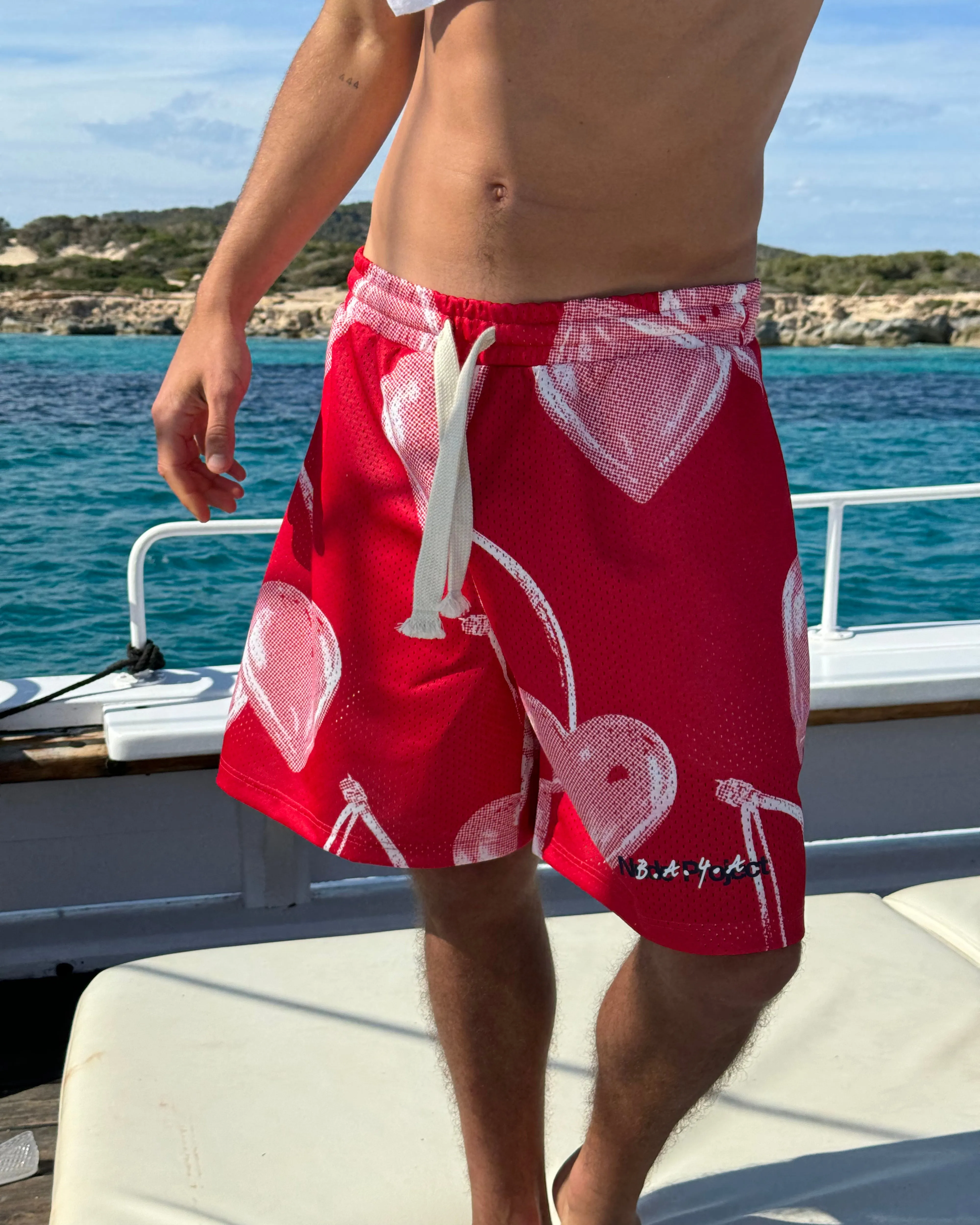 Essential Look Gigi Mesh Short Red