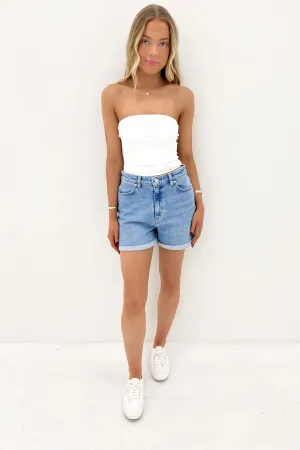 Girlfriend Short Deja Vu Blue All Day Movement Fit