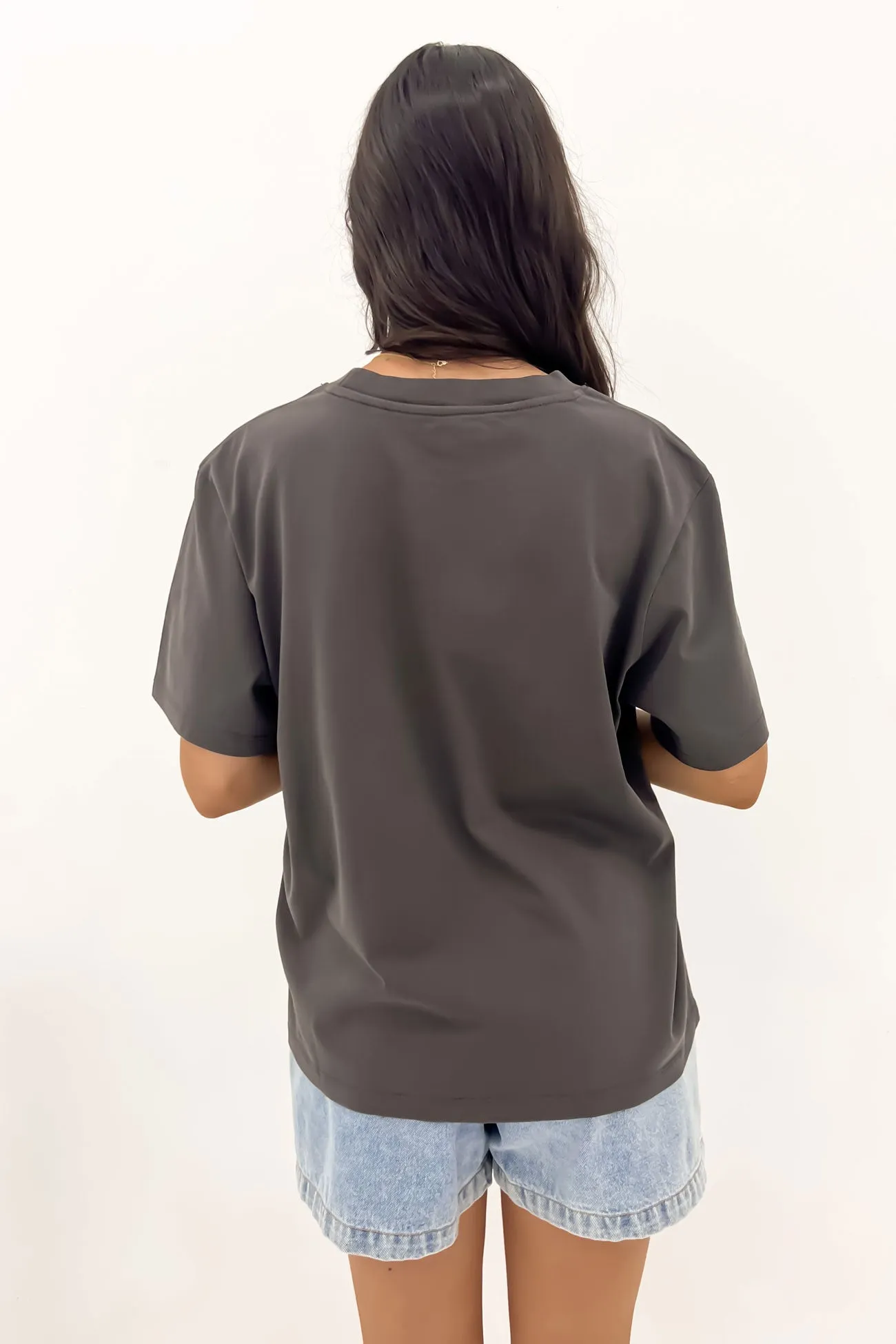 Global RVCA Easy Tee Washed Black Versatile Outfit