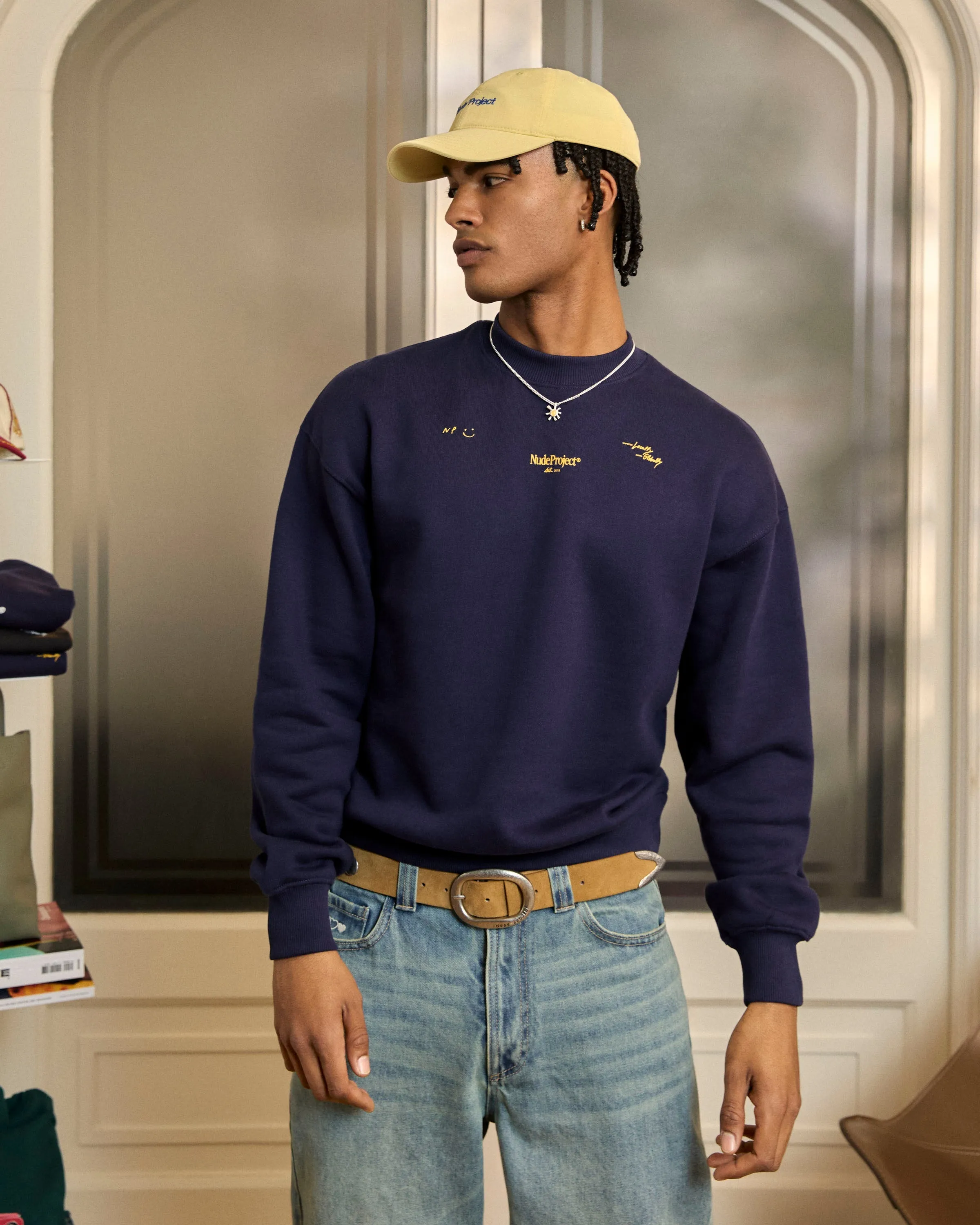 Global Soon Sweatshirt Navy product graffiti urbanity