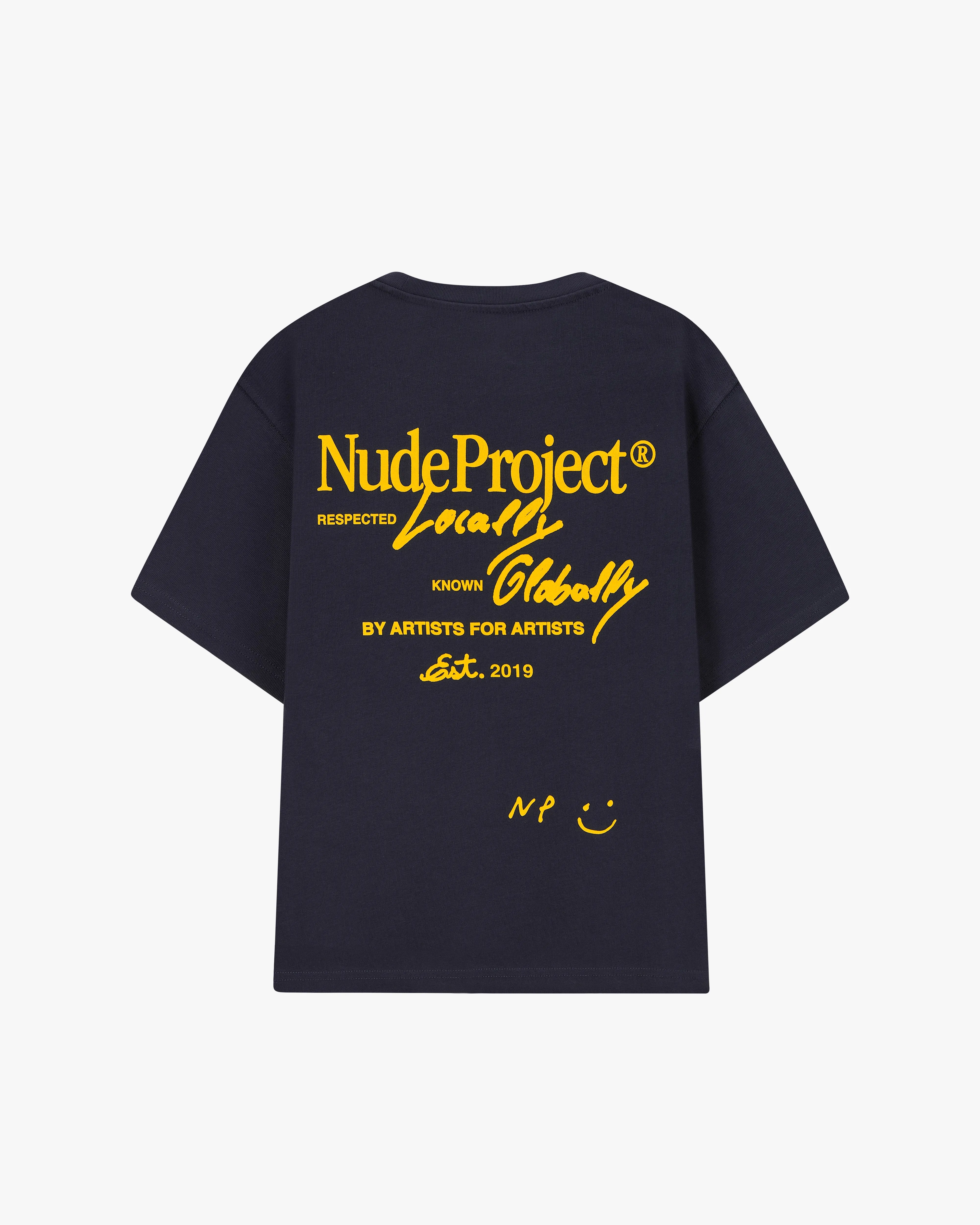 Trendy Trousers Global Soon Tee Navy