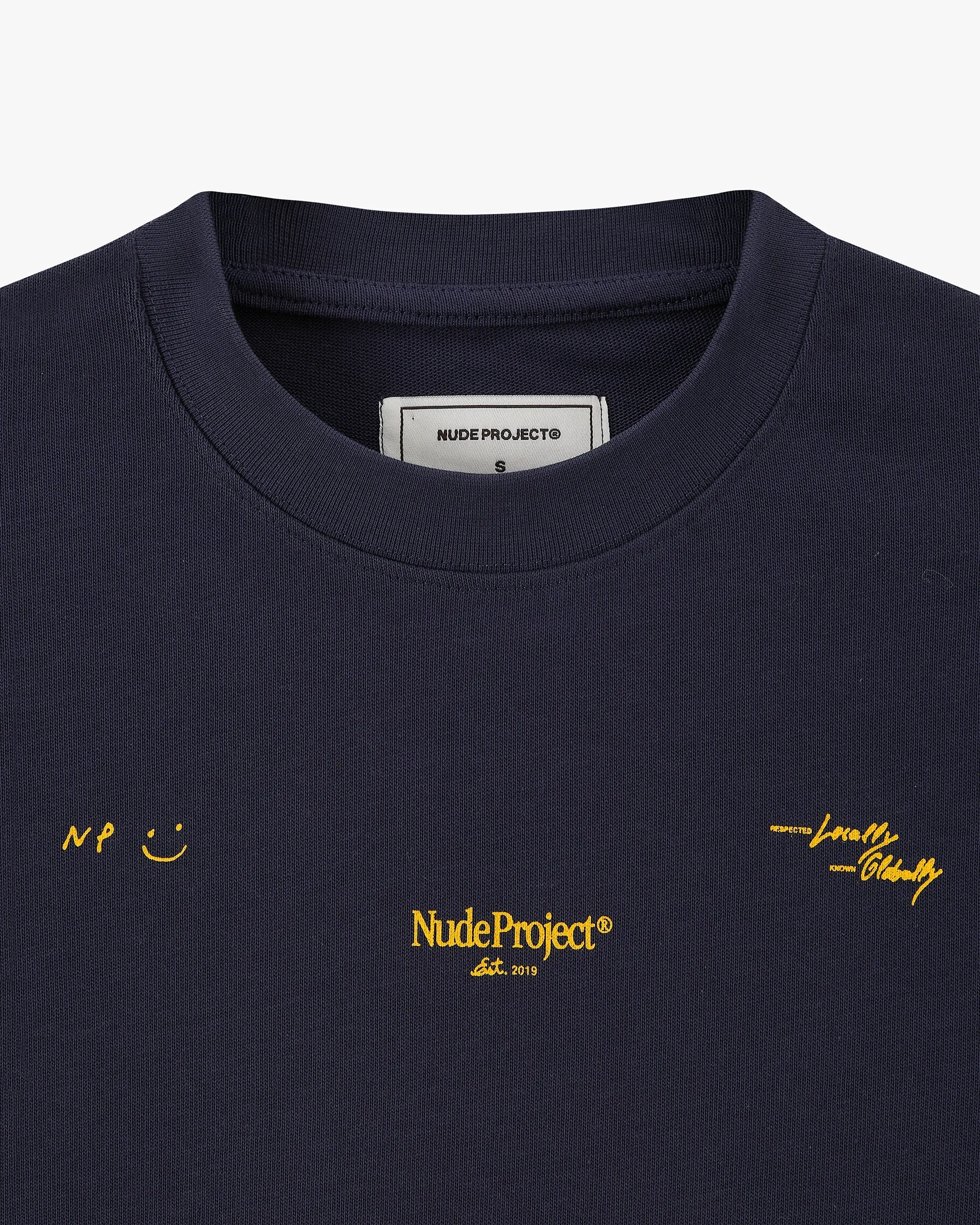 Global Soon Tee Navy Relaxation Wear