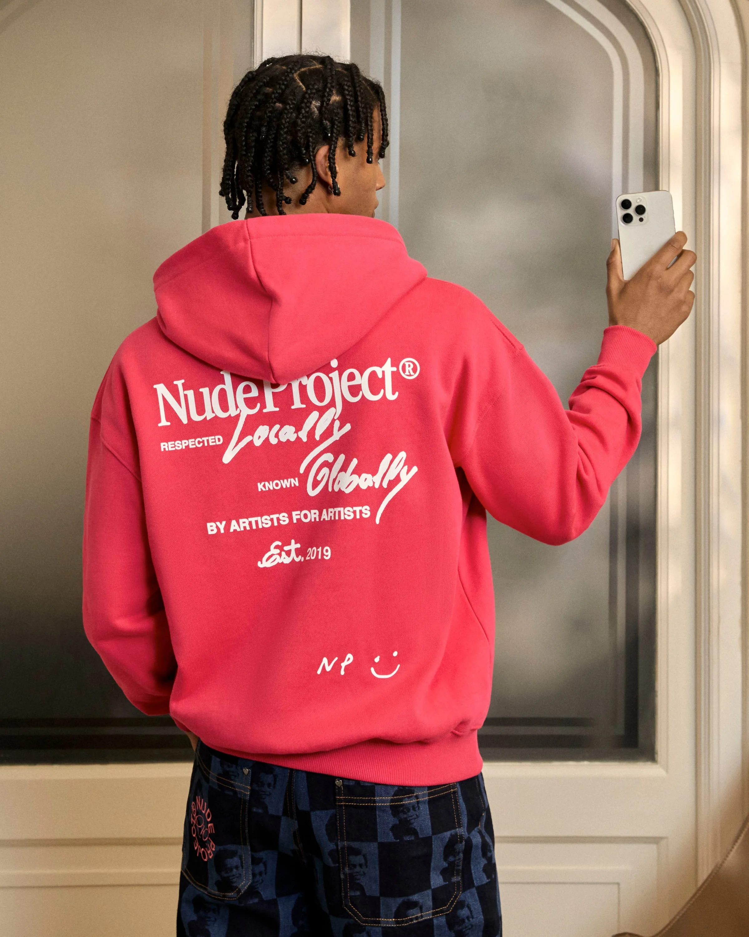 Flexible Mid range Global Soon Zip-Up Hoodie Raspberry