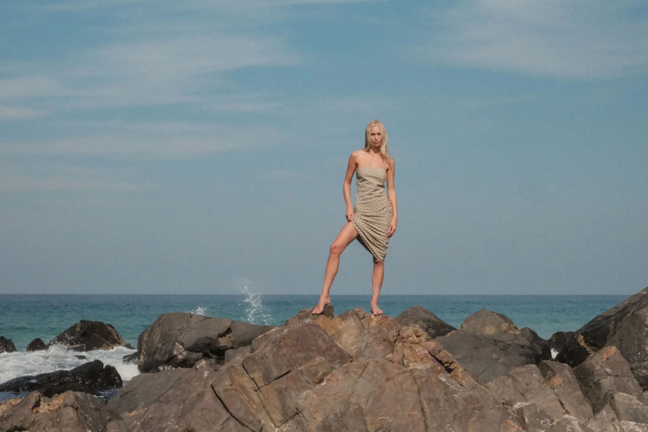 Chic Layered Wear Trendy midi dress Dalias Bias Midi Dress Olive