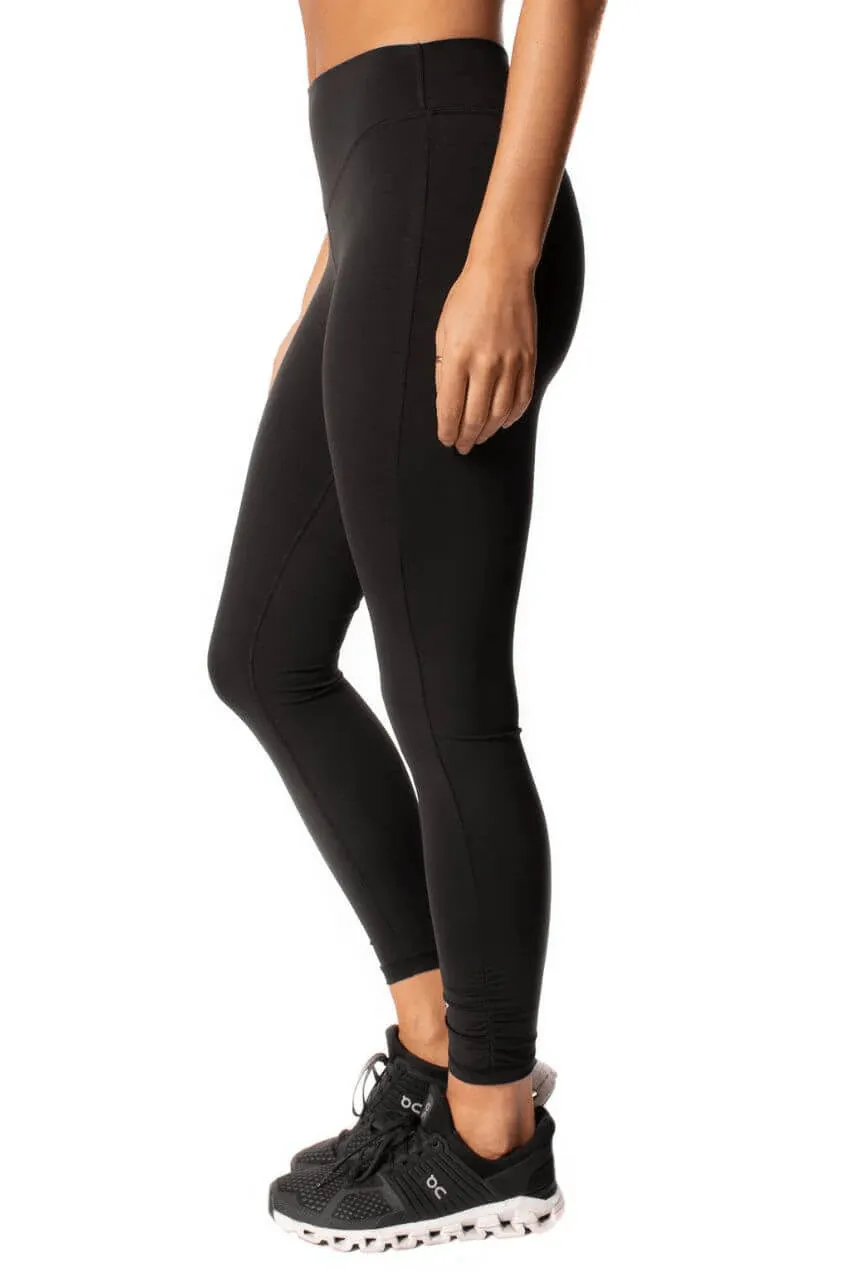 Golftini: Women's Martini Legging - Black Squat Proof Fabric