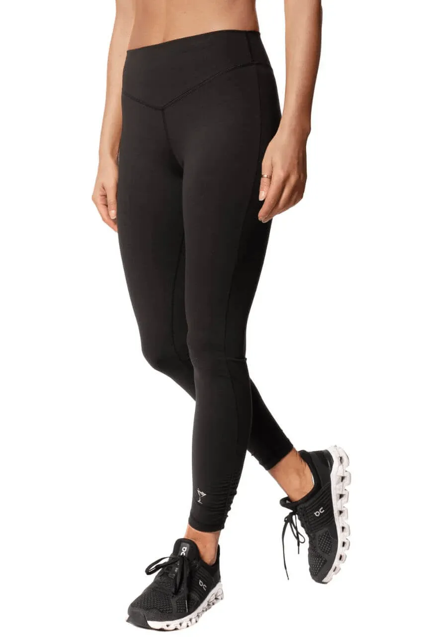 Golftini: Women's Martini Legging - Black Skin Friendly Casual Wearer