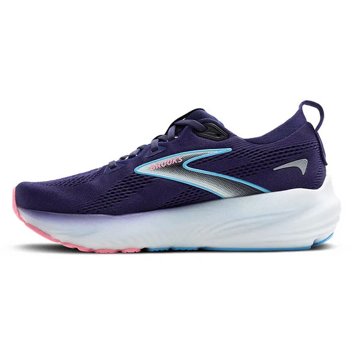 warm - up shoes Womens Brooks Running Glycerin 22 in Blue Ribbon/Peacoat/Dianthus