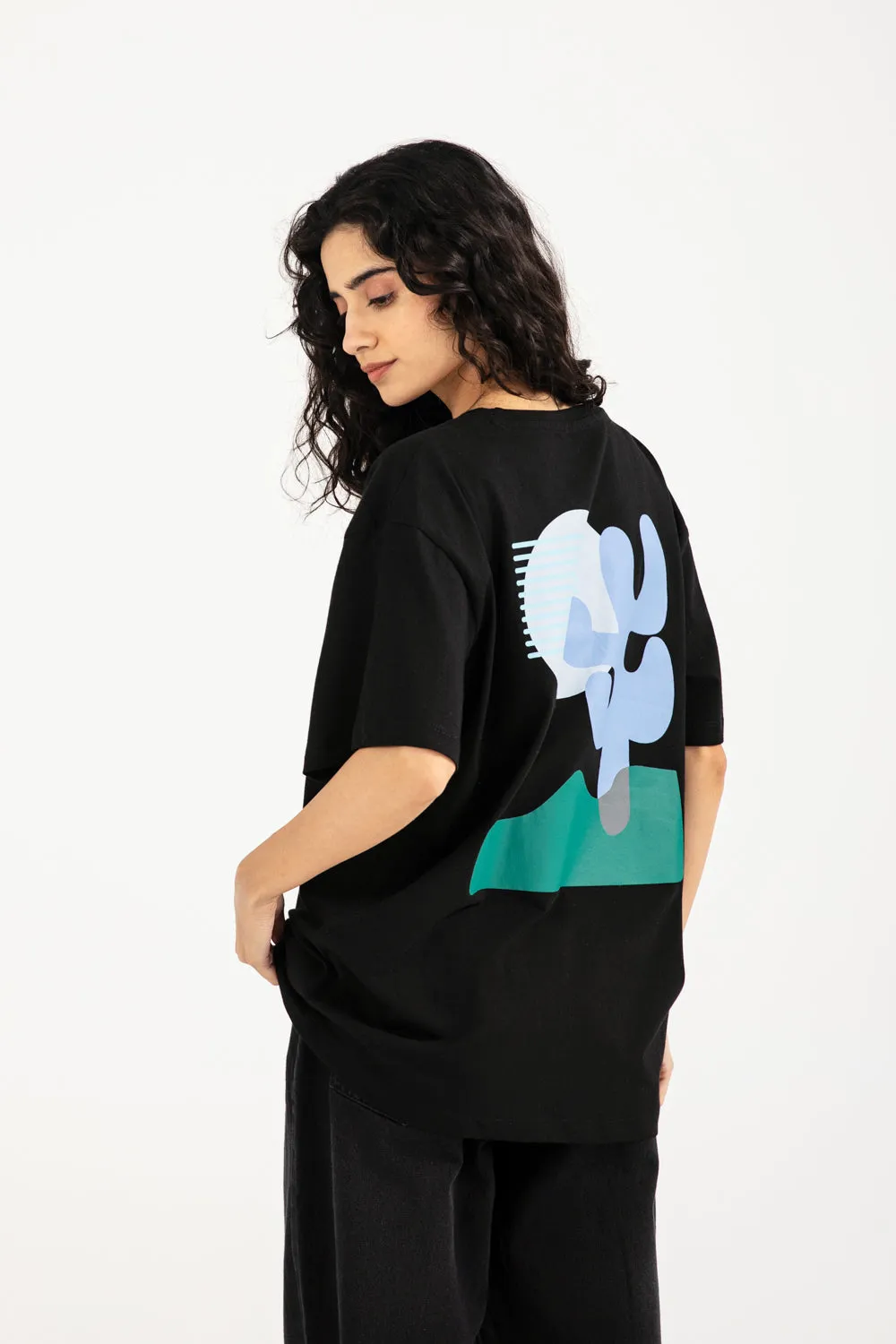 GRAPHIC OVERSIZED TEE Easy Layer