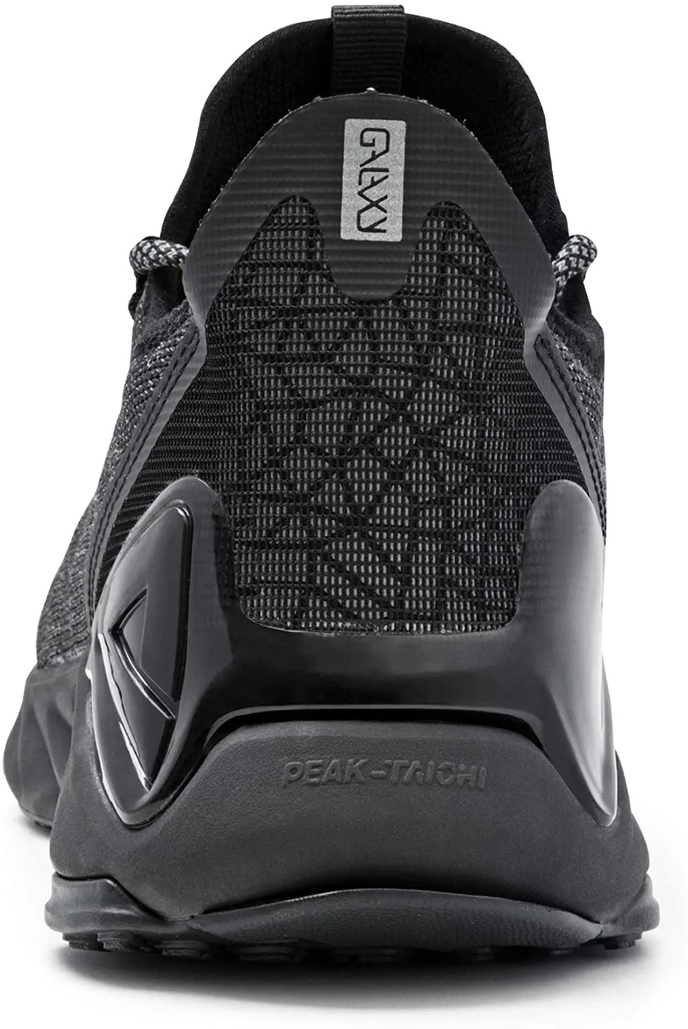 PEAK TAICHI Running Shoes Men Adaptive Smart Cushioning Trainers King Series Black Quick Dry Fabric Technology