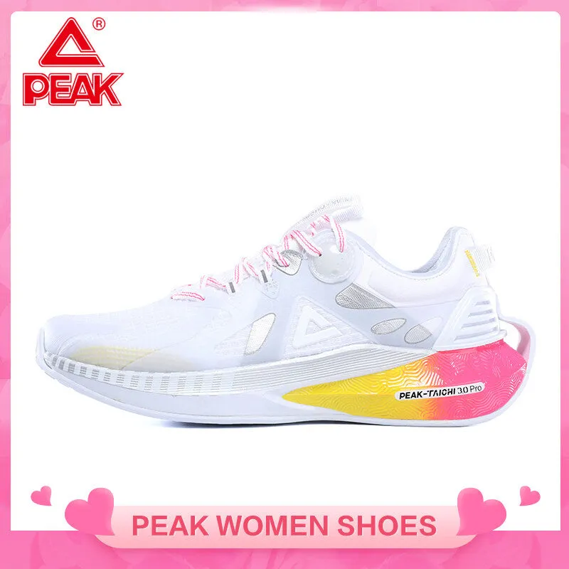 King Strong Shock Absorbing PEAK TAICHI 3.0 Pro Women Cushioning Non-slip Wearable Sneakers Lightweight Mesh Breathable Shoes Sport Running Shoes for Women EW11728H