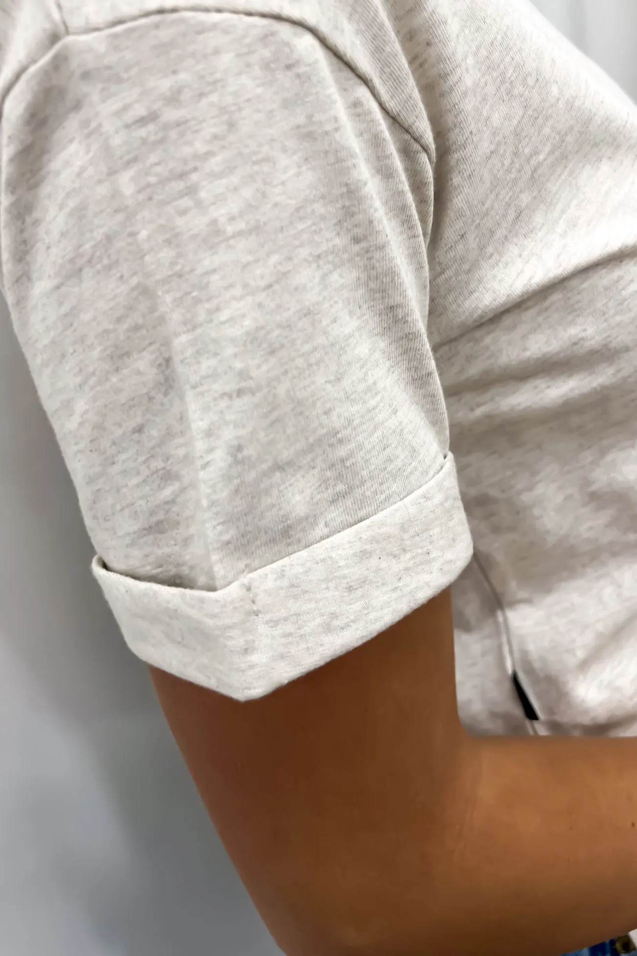 AAE Washed Tee Oat Vintage Look