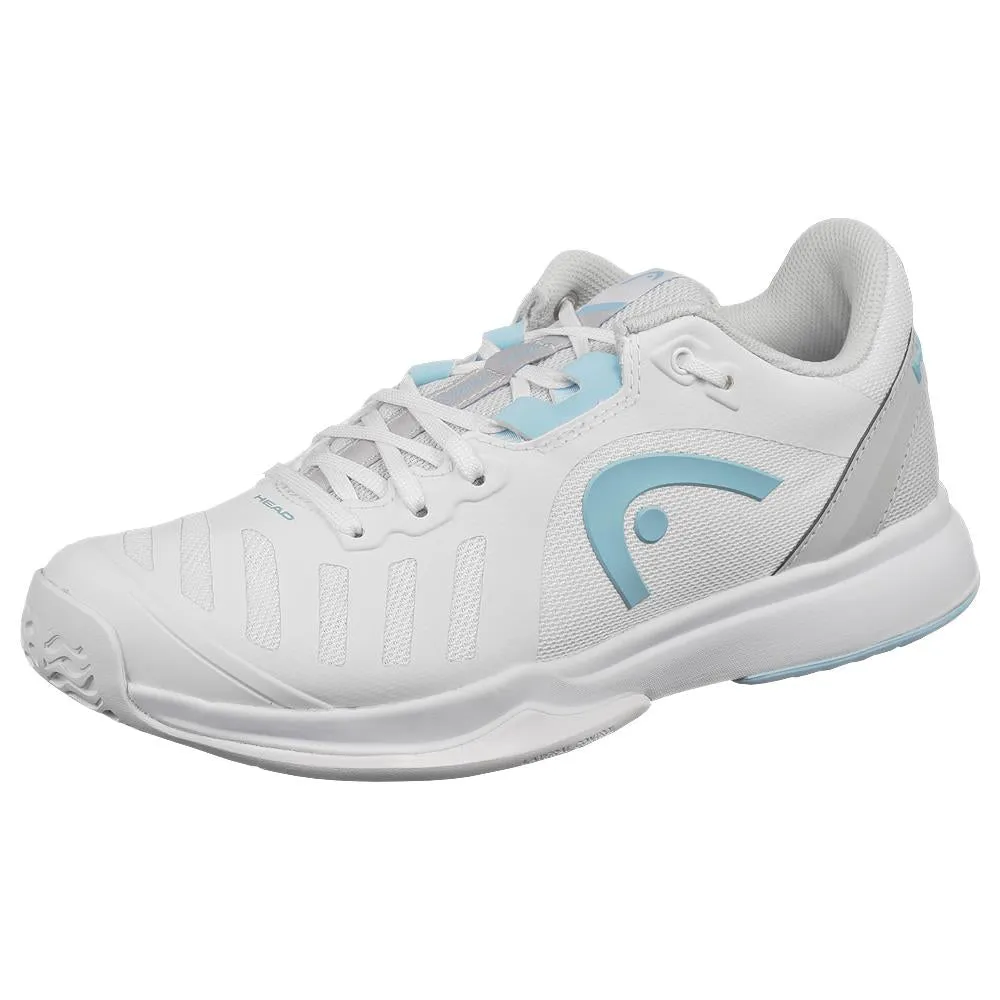 Head Women's Sprint Team 3.0 2021 - White/Blue Adjustable lacing