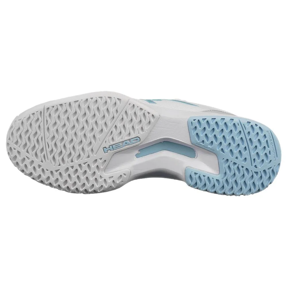 Head Women's Sprint Team 3.0 2021 - White/Blue Impact Resistant Heel