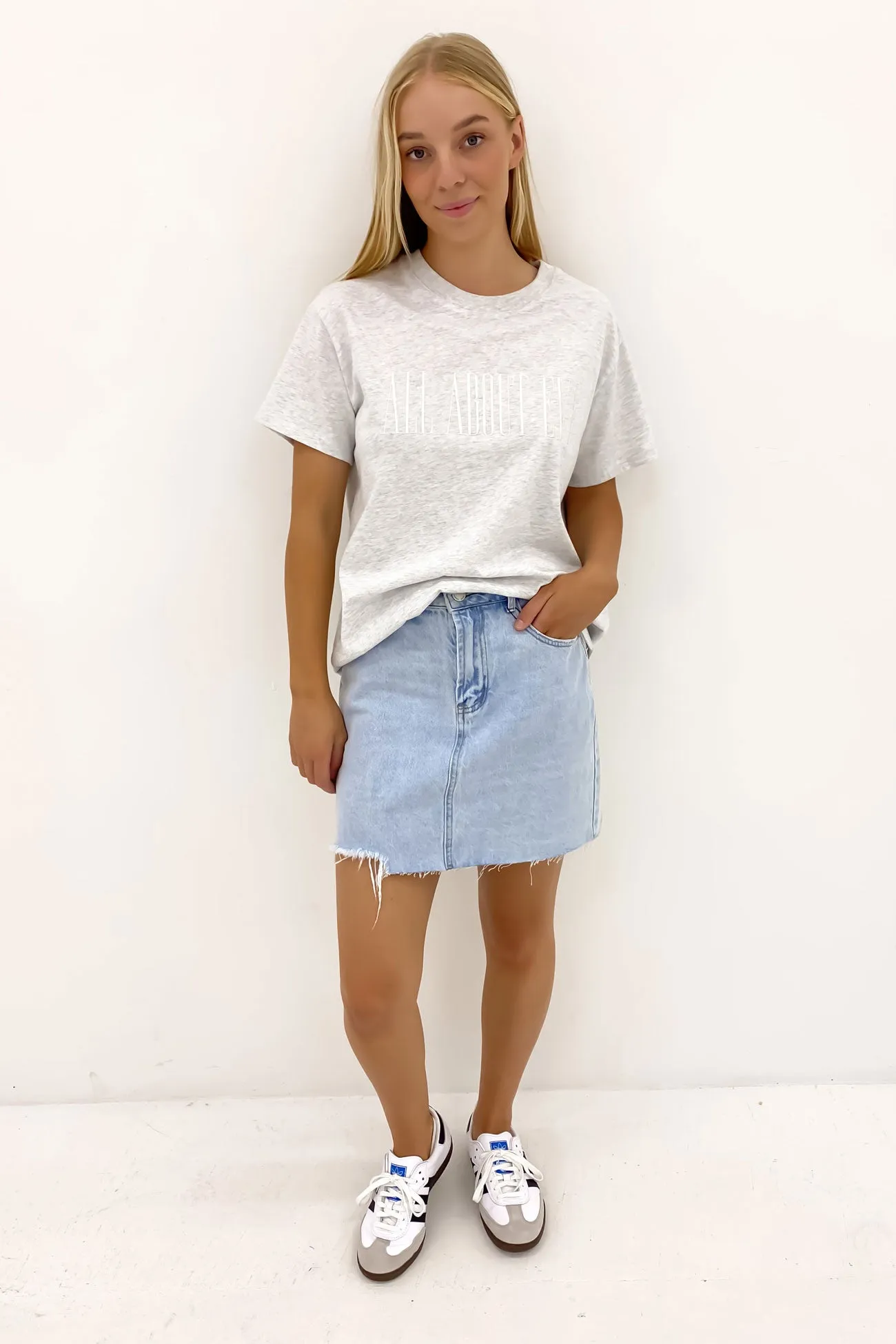 Heritage Tee 2 Snow Marle Casual Statement