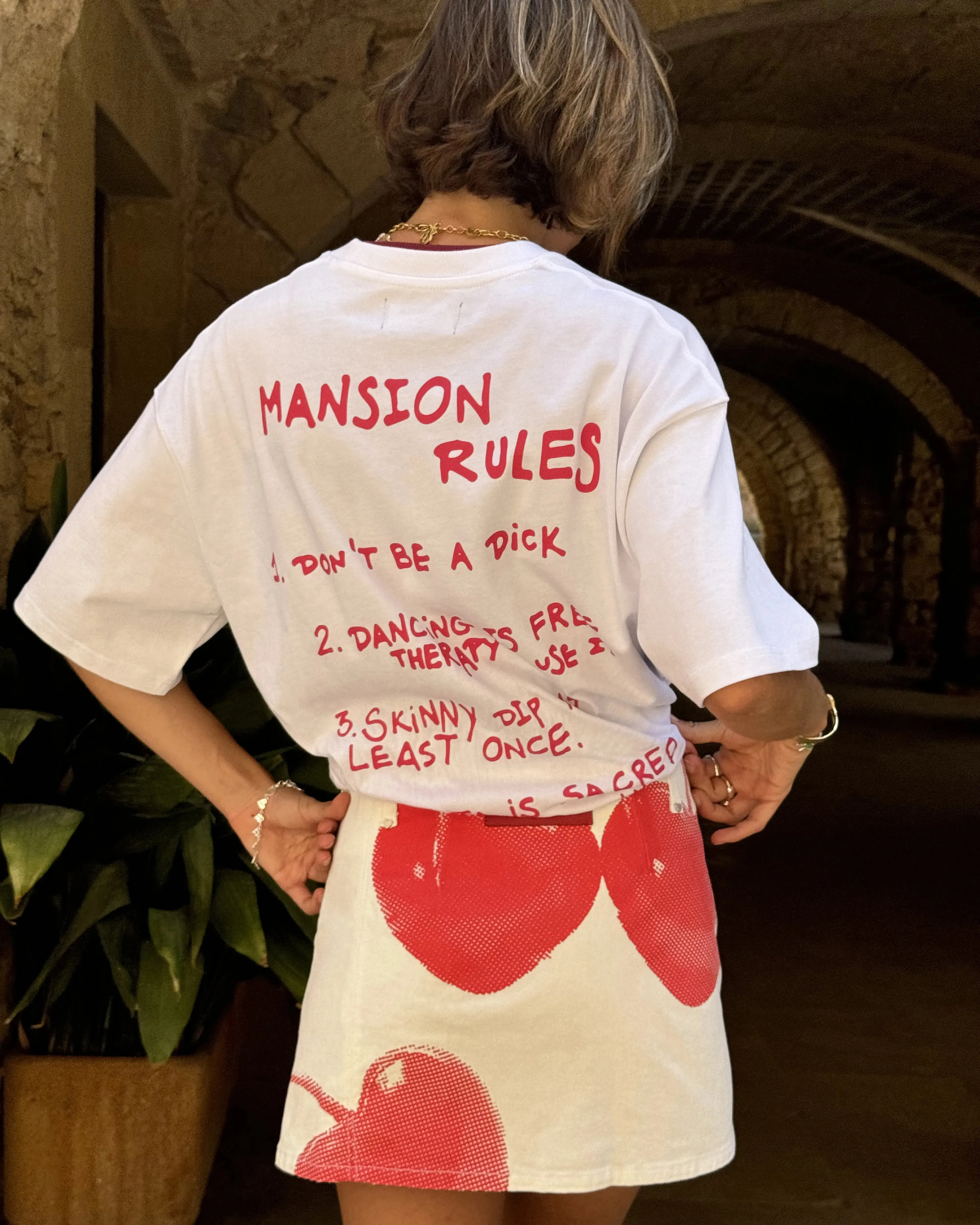 Korean Fresh FourWayStretchClothing House Rules Tee