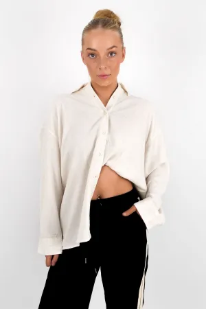 Sunray Oversized Long Sleeve Shirt Oat Sport Fit Fit Flex