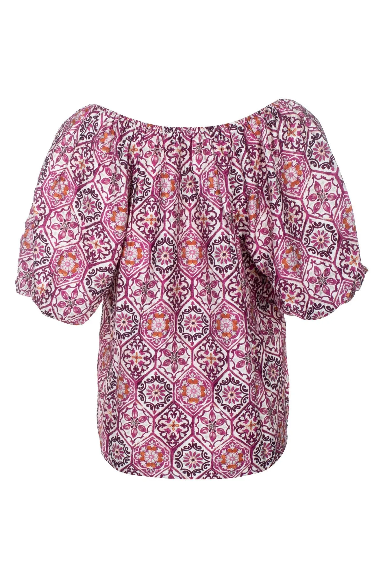 Event Vibe Top | Magenta Tile | 0101C1