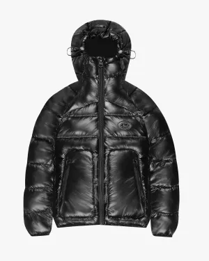 Iconic Puffer Jacket Black BreathableLining Reversible Style
