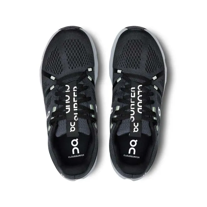 Womens On Running Cloudsurfer in Iron/Glacier low - mileage shoe performance Fast Paced