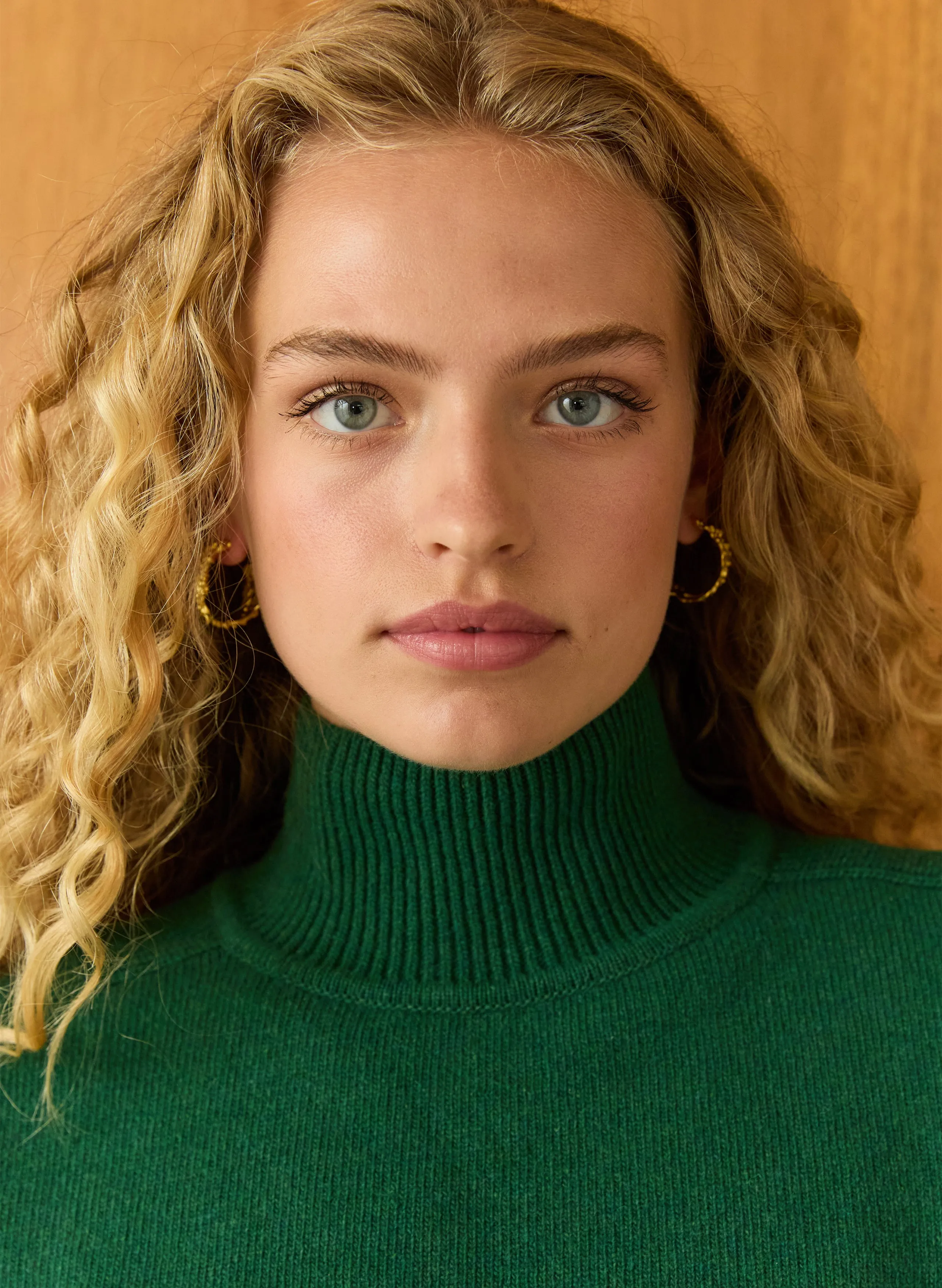 Bonded Hem Technology Multi Layer Weaving Joanie Recycled Pure Wool Jumper