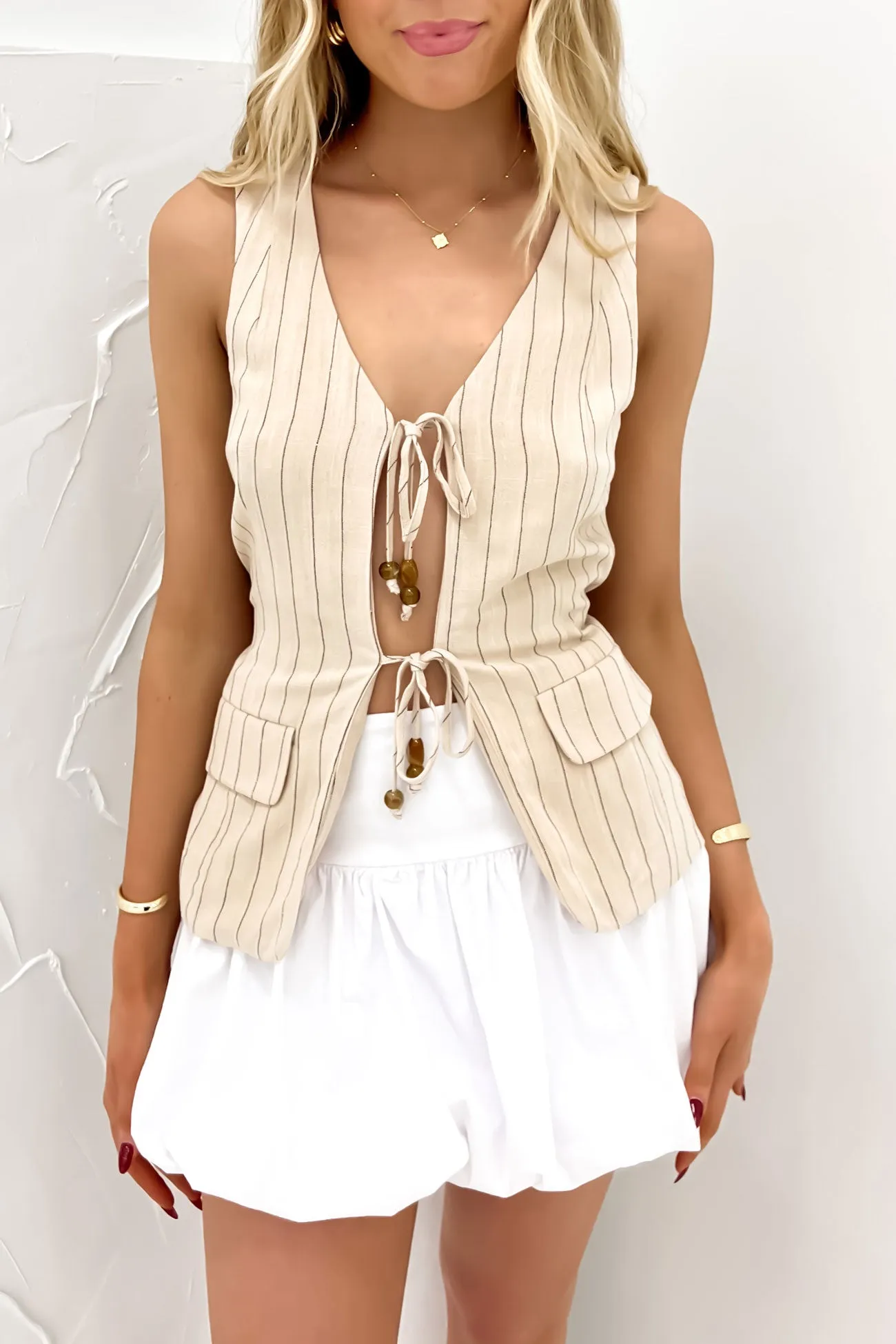 Quick Wear Isla Vest Natural