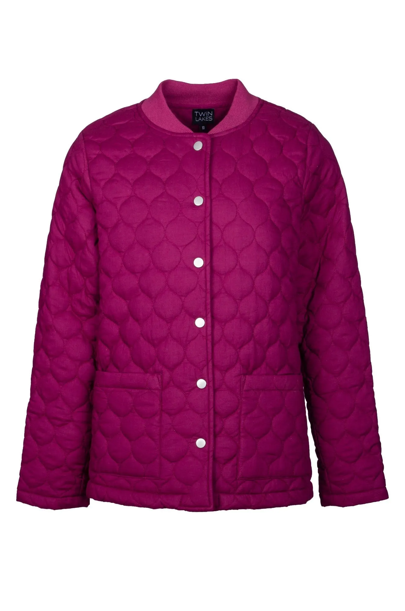 Weekend Ready Easy Care Fabric Jacket | Berry | 6441B1