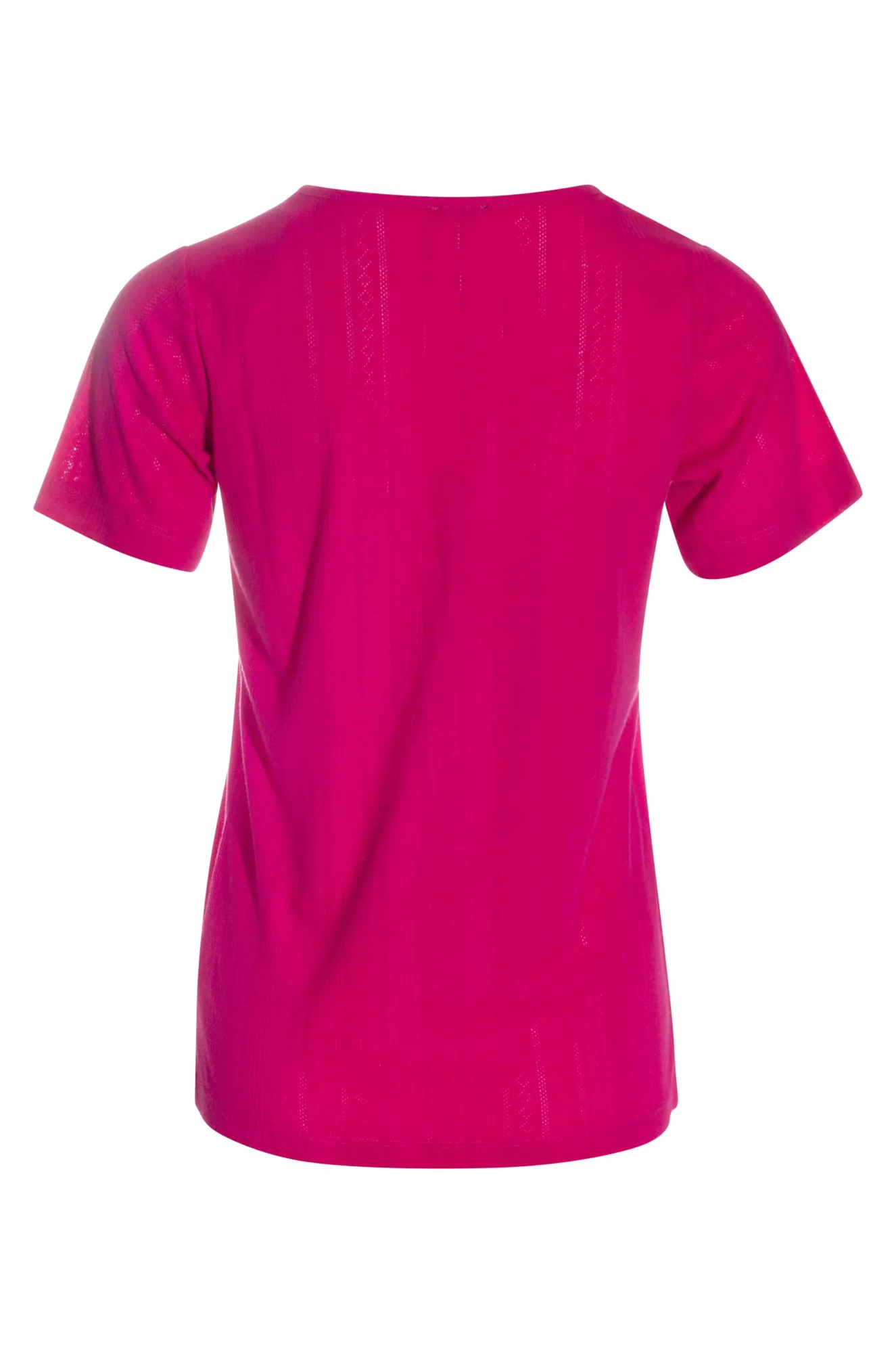 Jacquard Rib Top | CERISE | 6011AR SweatWickingLining
