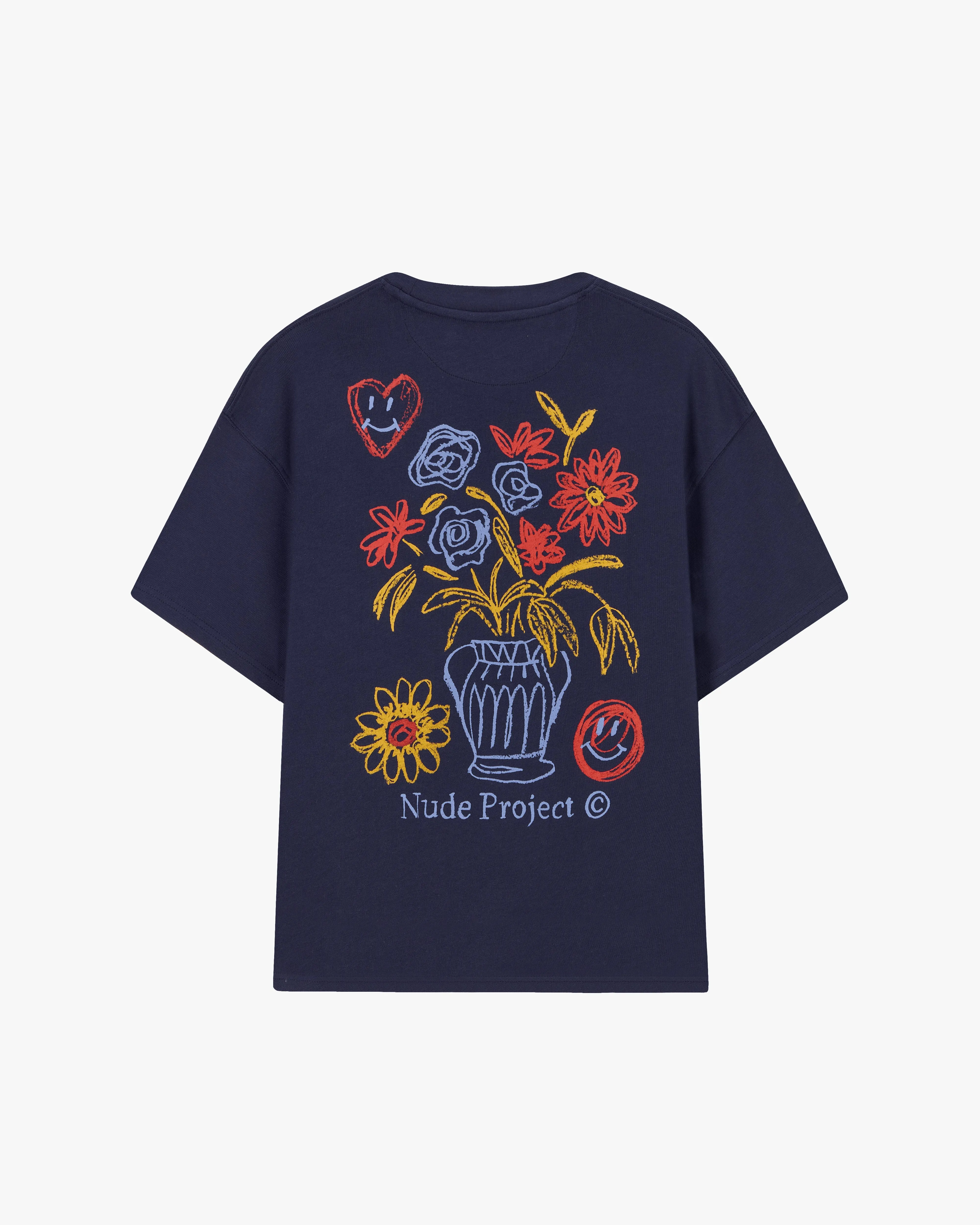 Jarron Tee Navy EcoFriendlyTextile
