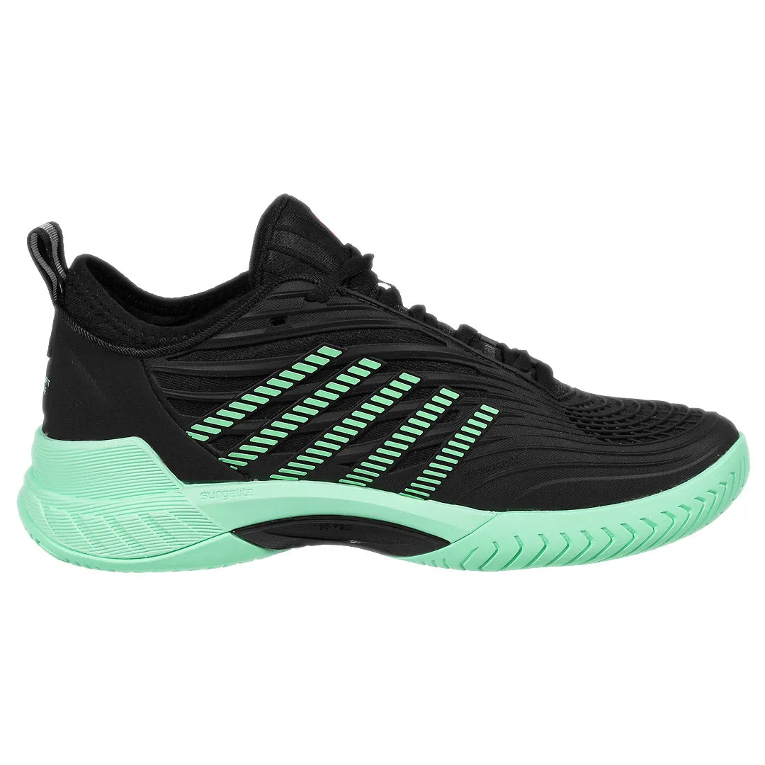 K-Swiss Women's Hypercourt Supreme 2 - Black/Neon Mint Multi Density Midsole
