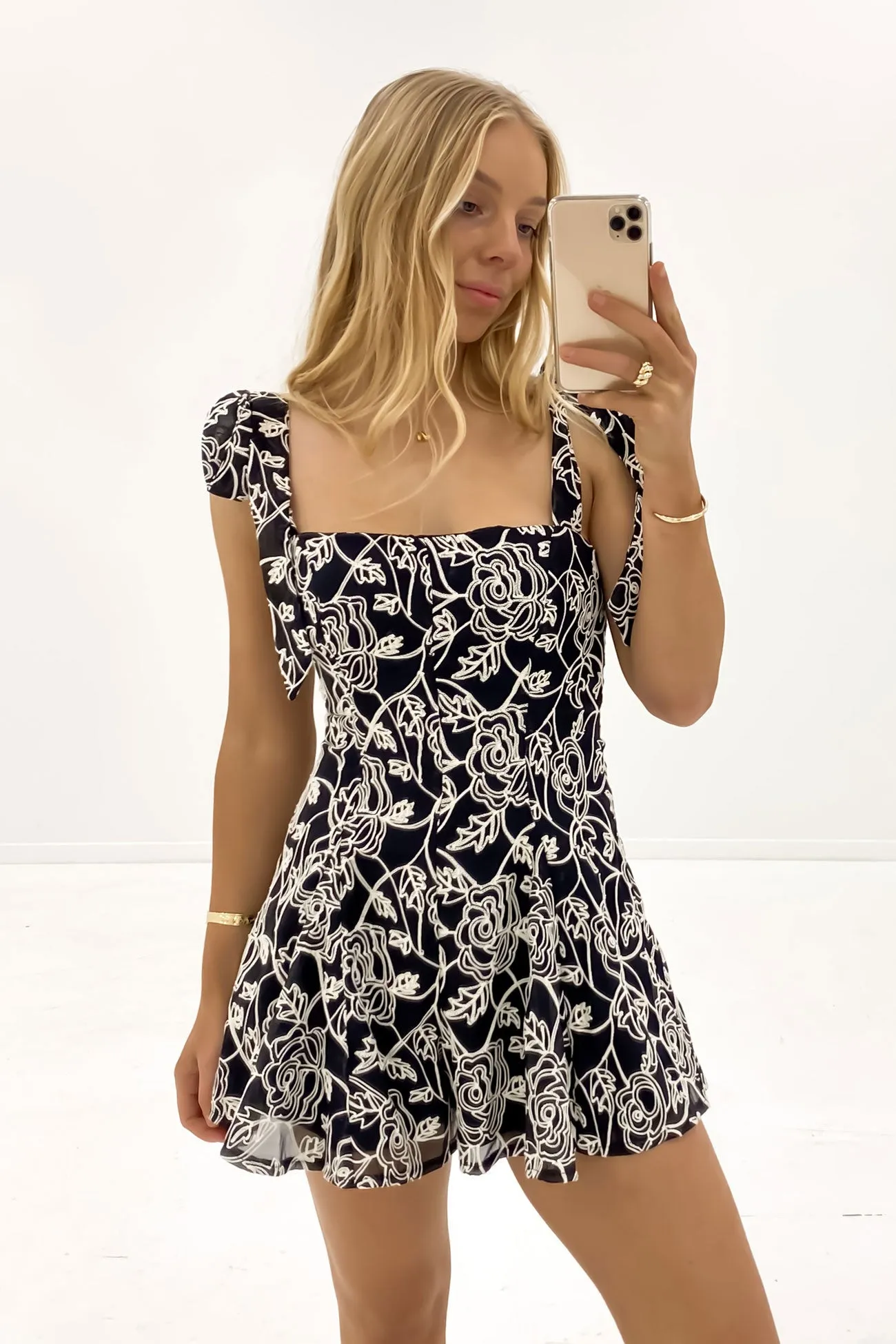 Casual Sweater Karla Playsuit Black White